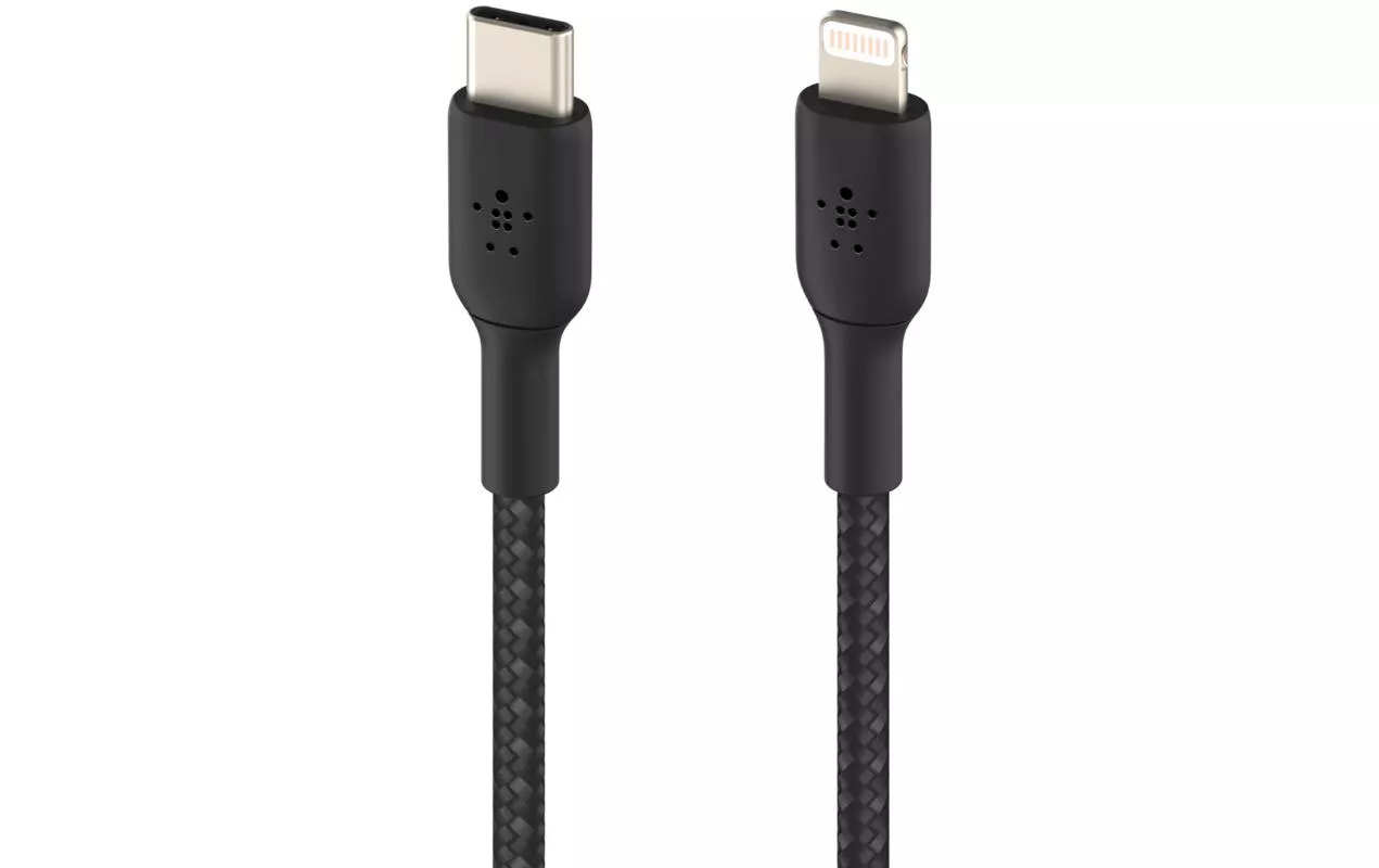 USB-Ladekabel Braided Boost Charge USB C - Lightning 1 m