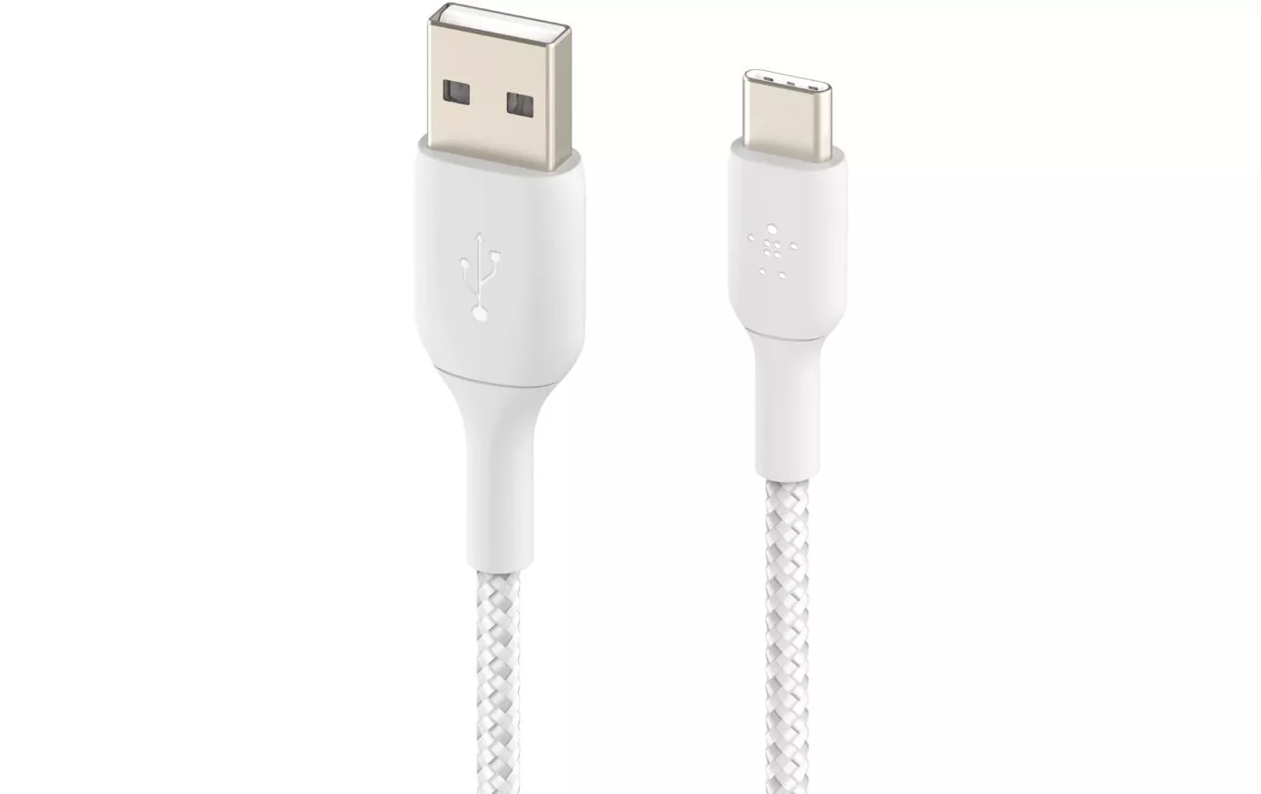 Câble chargeur USB Braided Boost Charge USB A - USB C 0.15 m