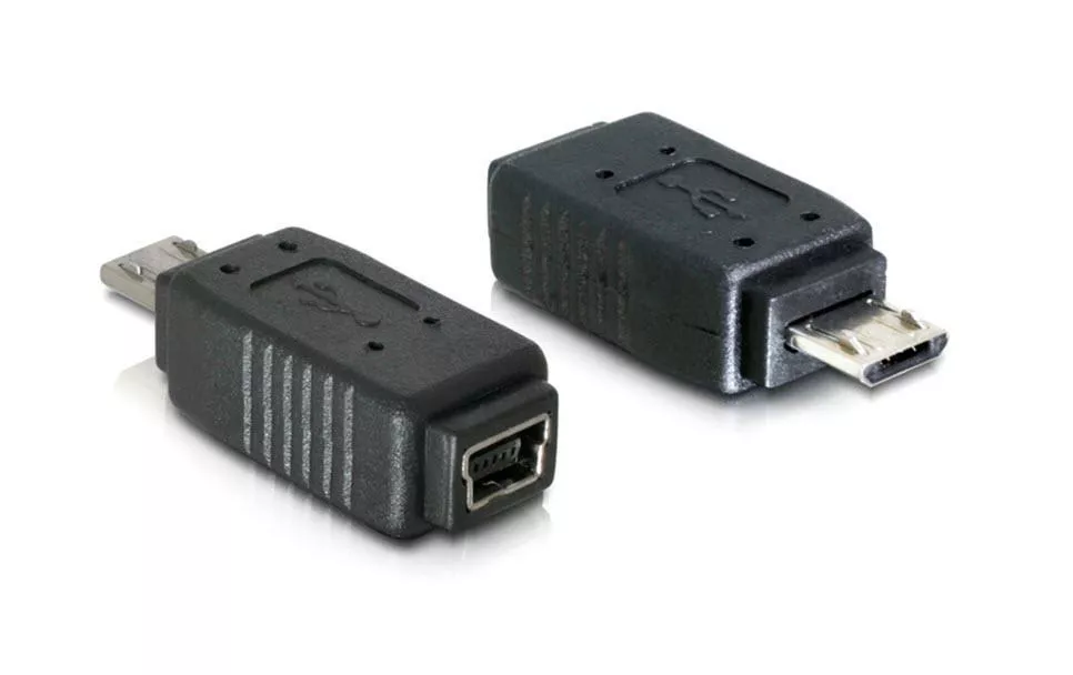 Adattatore Delock USB 2.0 USB MiniB femmina - USB MicroB maschio