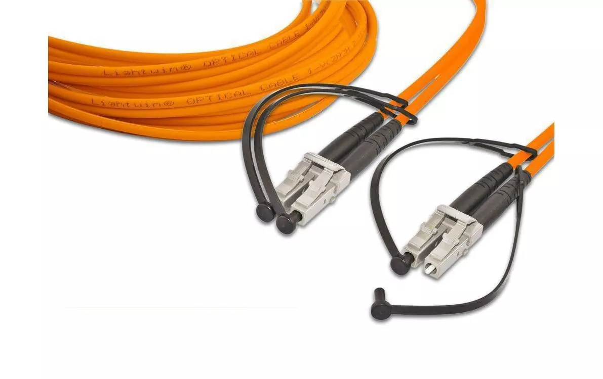 Câble patch à fibre optique LC-LC, Multimode, OM2, 1 m