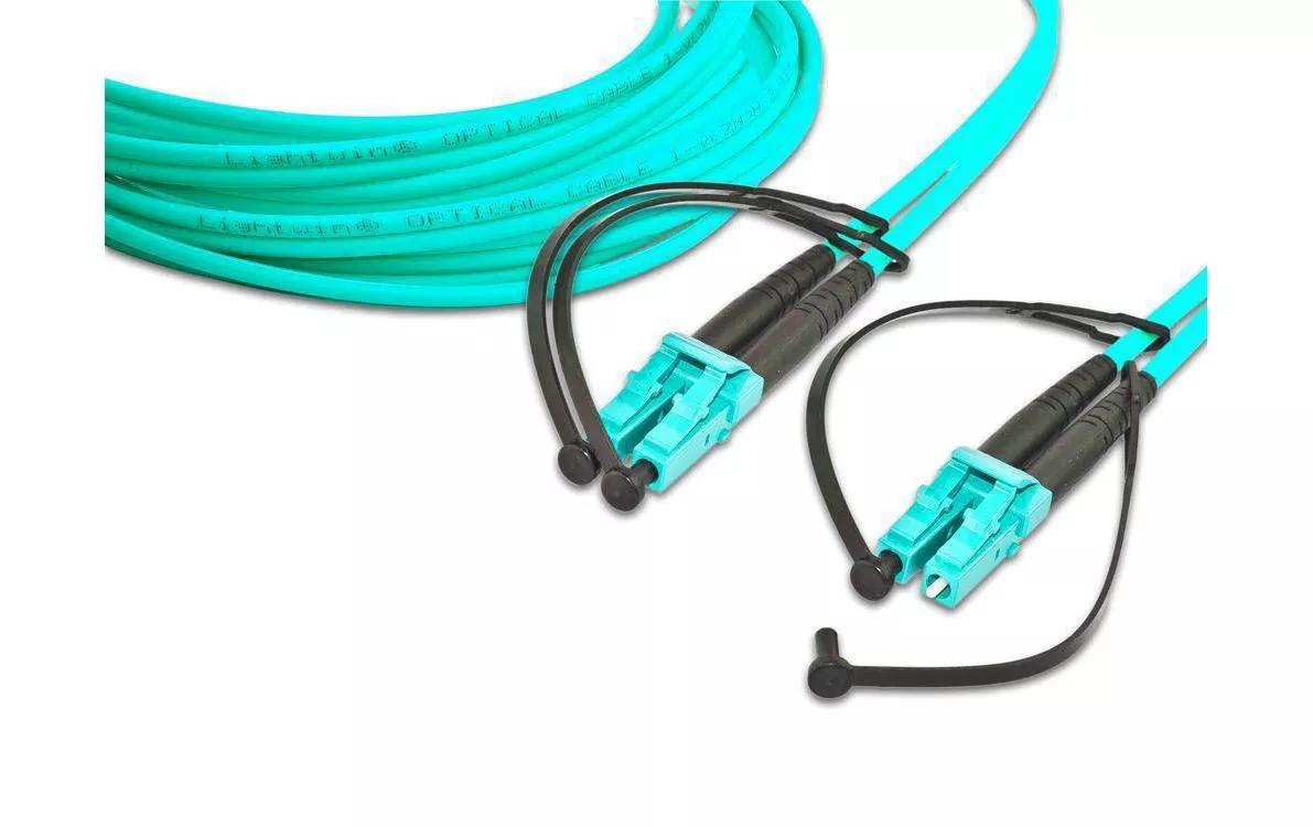 Câble patch à fibre optique LC-LC, Multimode, OM3, 1m
