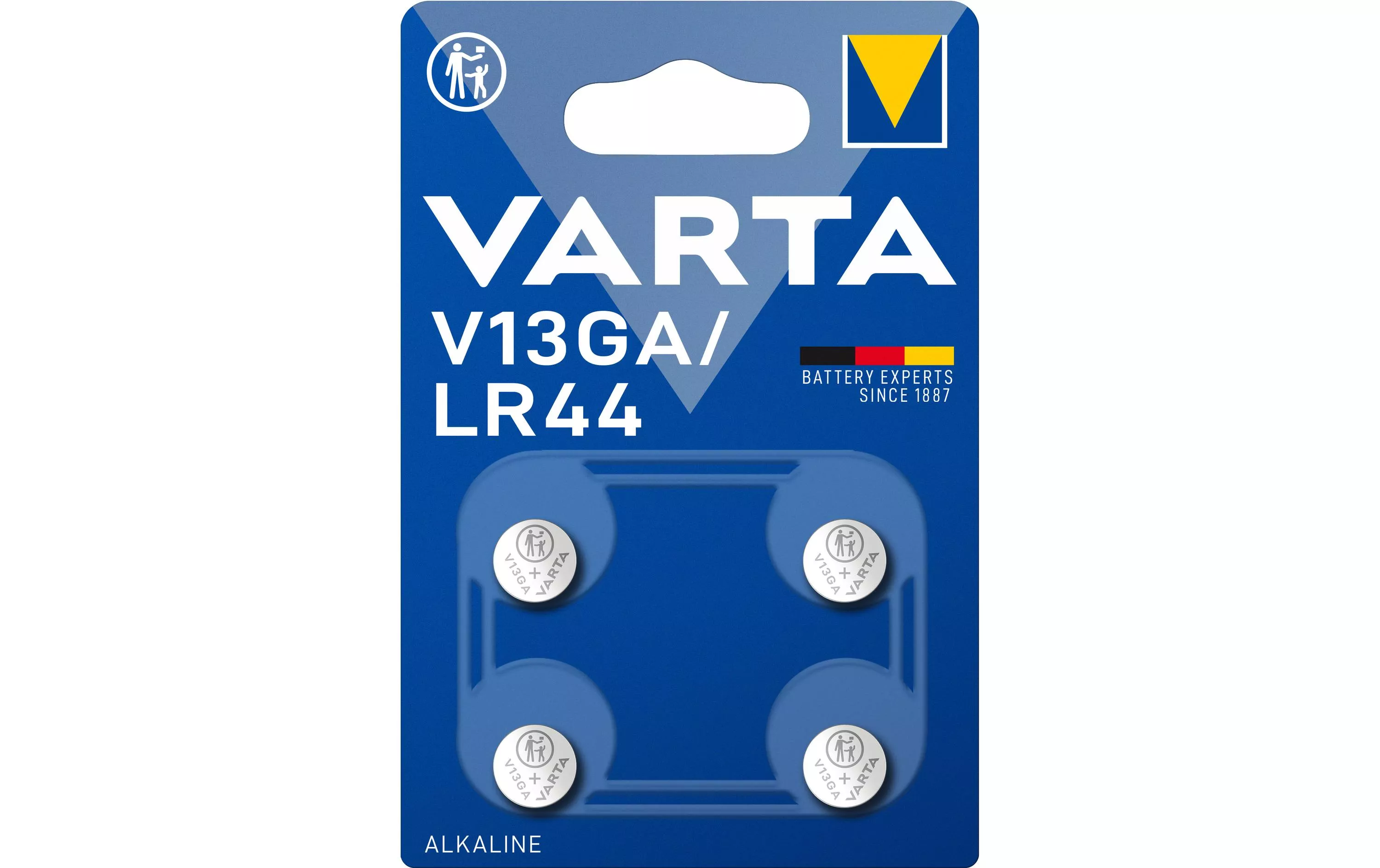 Pila a bottone Varta V13GA / LR44 4 pezzi