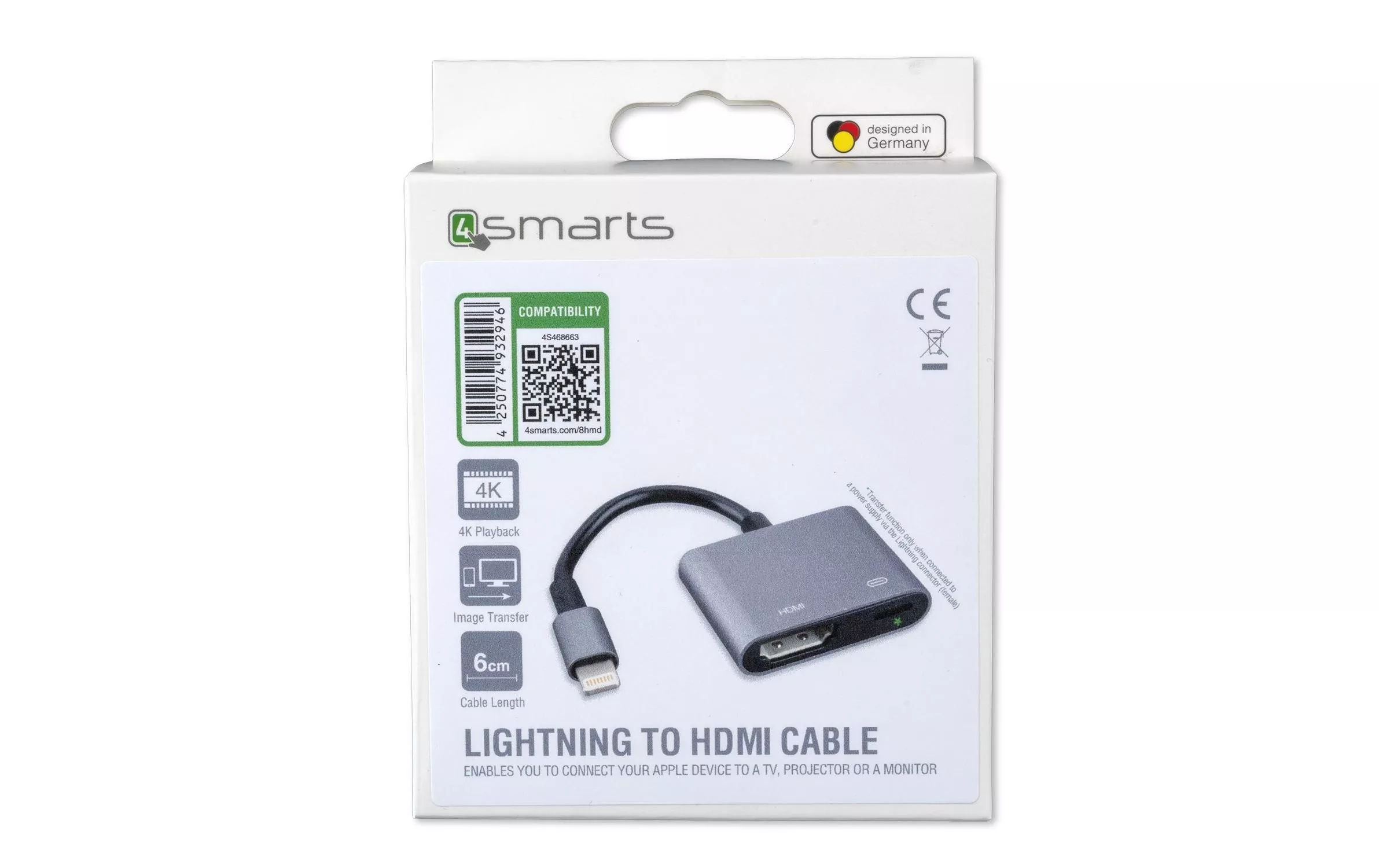 Adaptateur Lightning – HDMI, 4K support Lightning - HDMI - Accessoires  vidéo ⋅ Adaptateurs