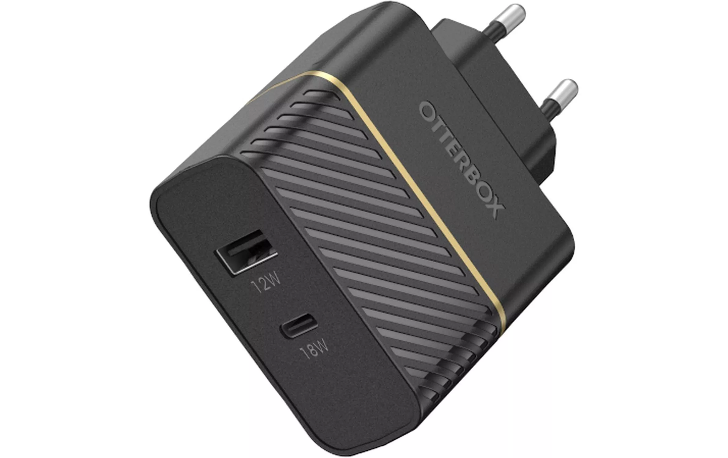 USB Wall Charger USB-A / USB-C / 12+18W Fast Charge