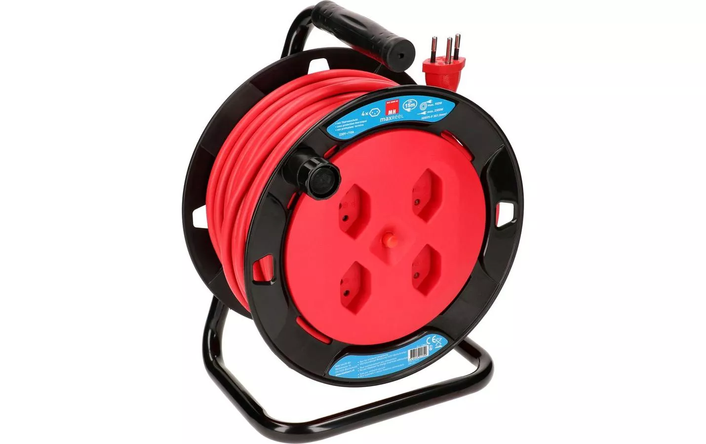 Cable Reel V2 15 m rosso