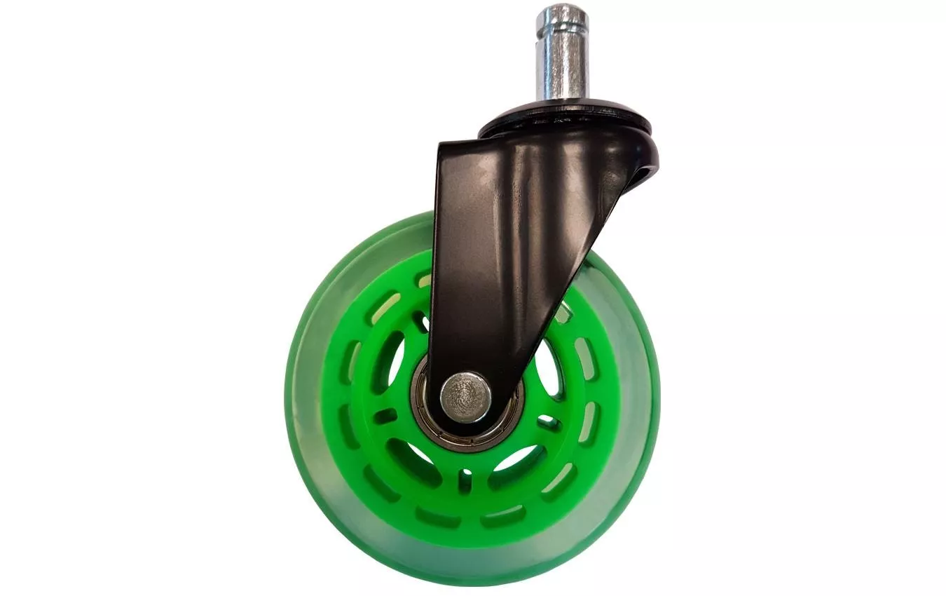 Gaming Chair Castors Set of 5 Green