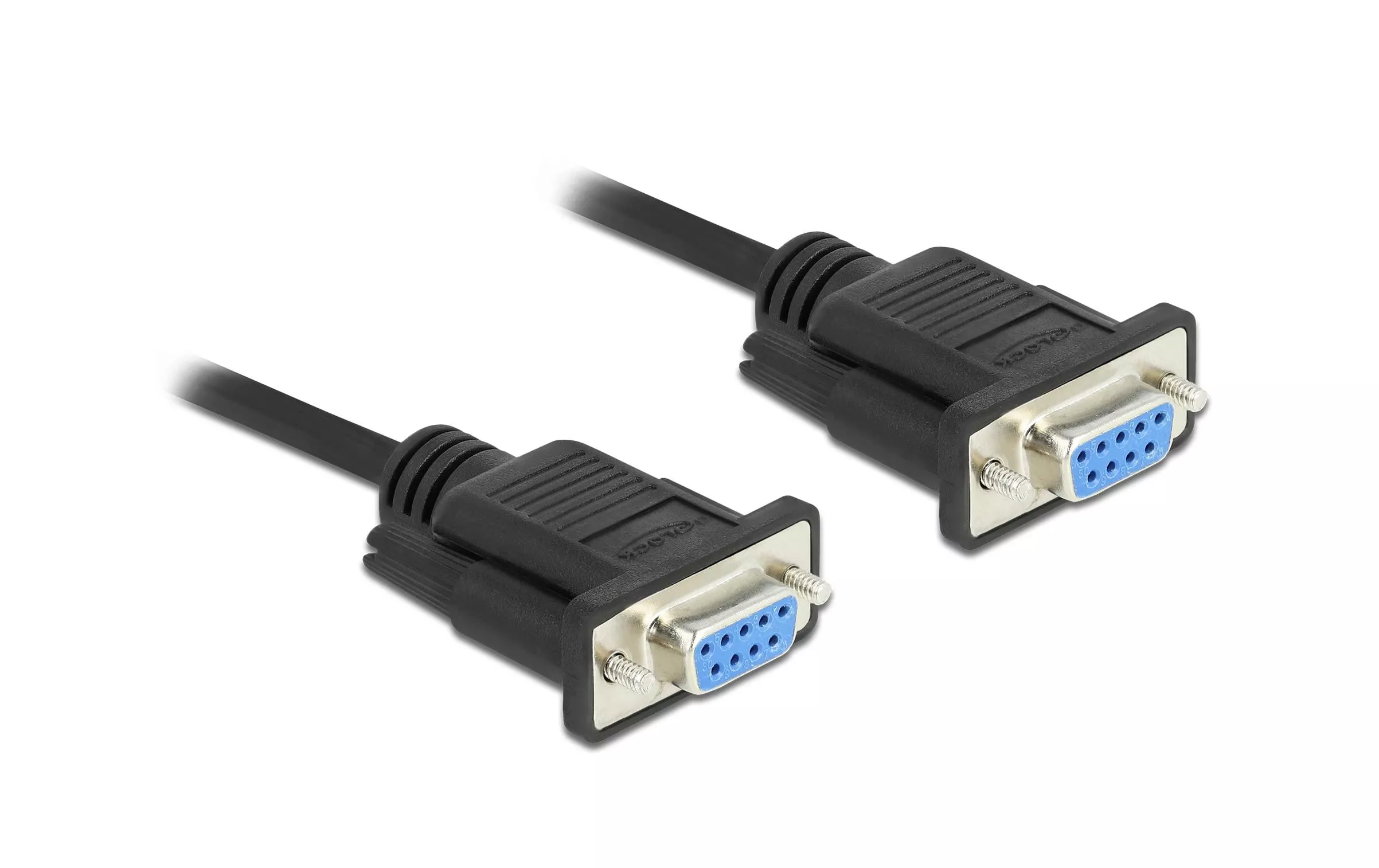 Câble de raccordement Null-modem RS-232 DB9, (f-f) 3 m