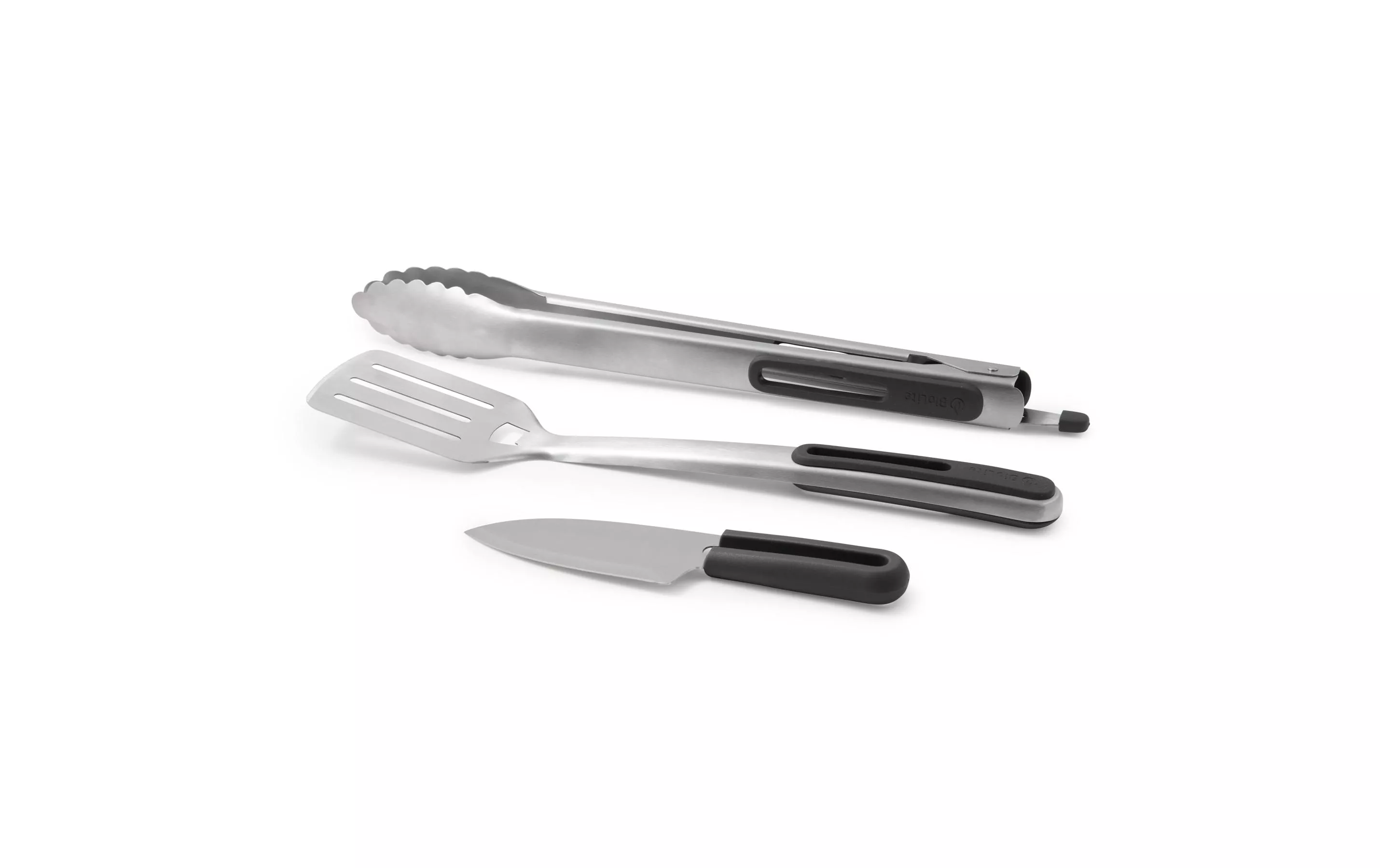 Grill Cutlery Set Prep & Grill Toolkit 3 pezzi, argento