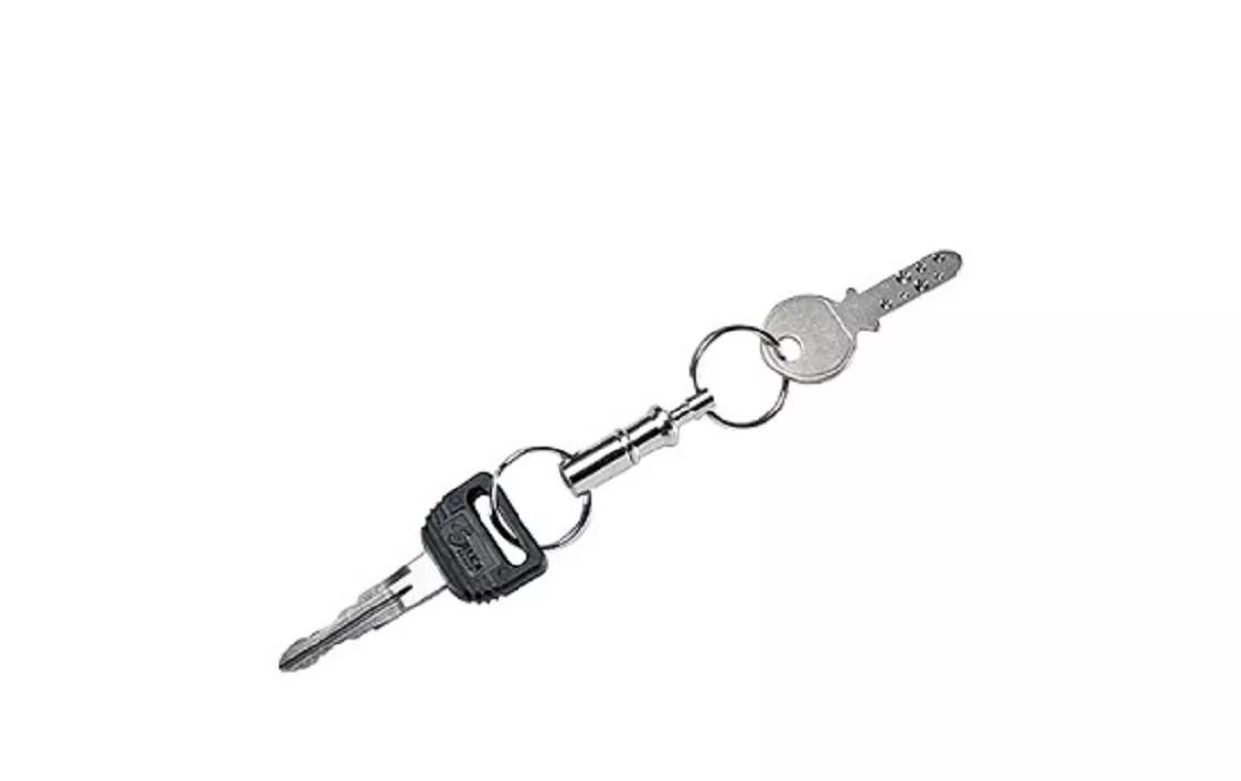 Schlüsselkupplung 45 mm, Silber