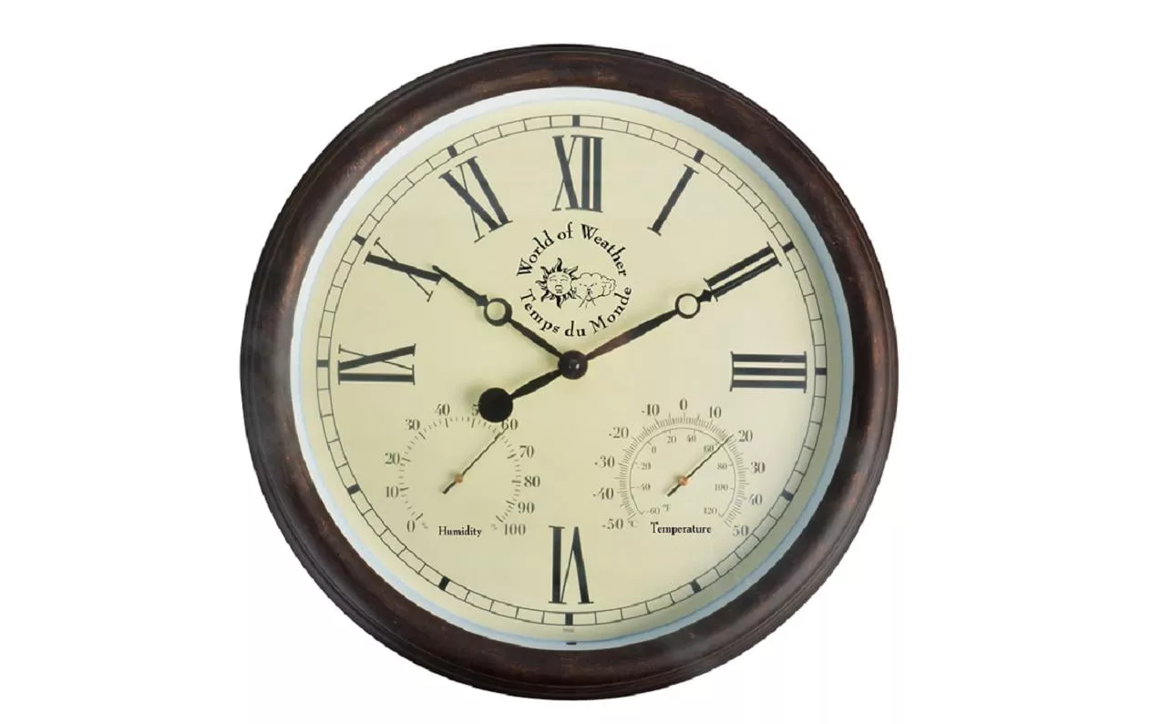 Horloge de jardin Brun, Ø 38,3 cm