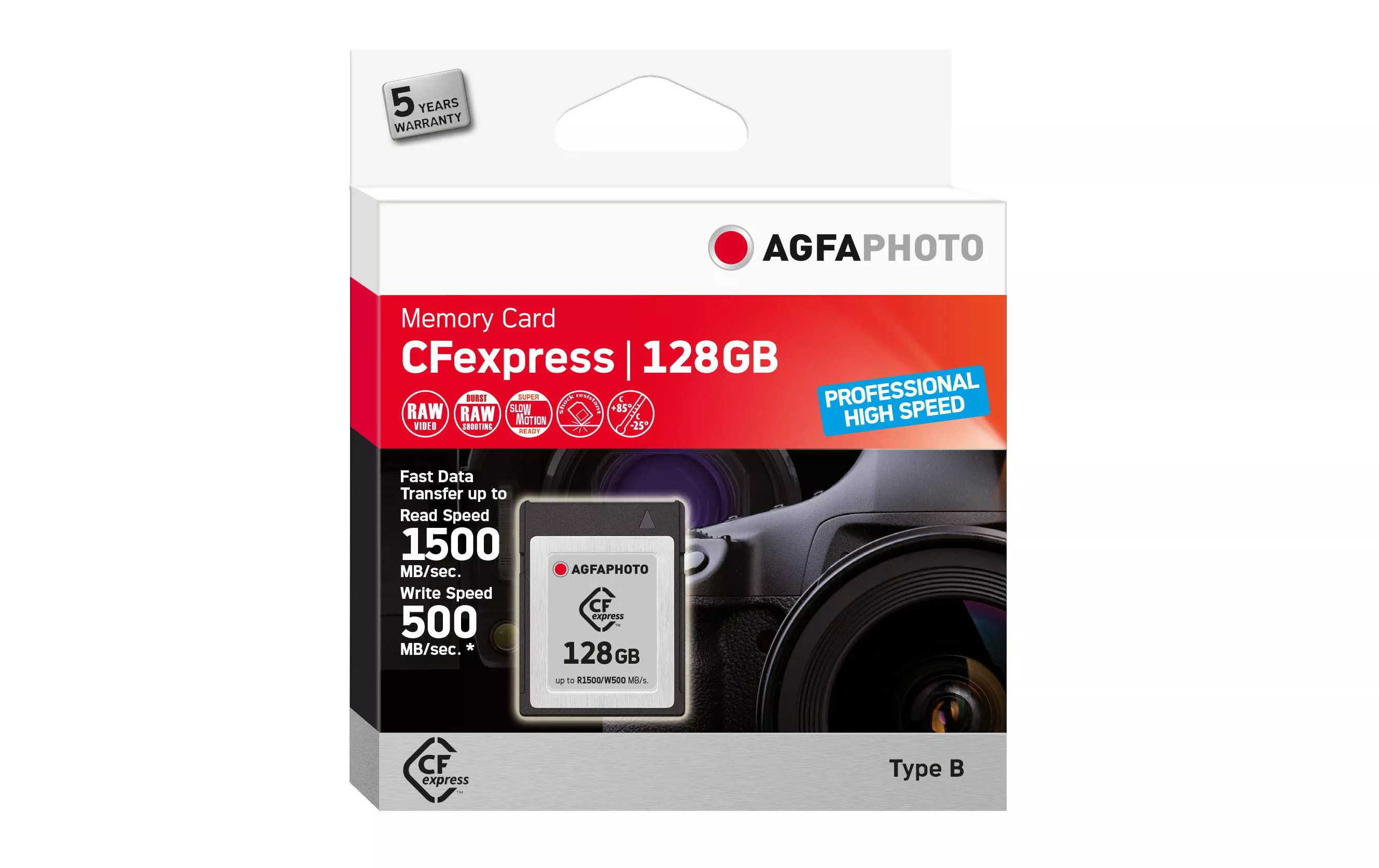 Carte CFexpress Professional Type B 128 GB