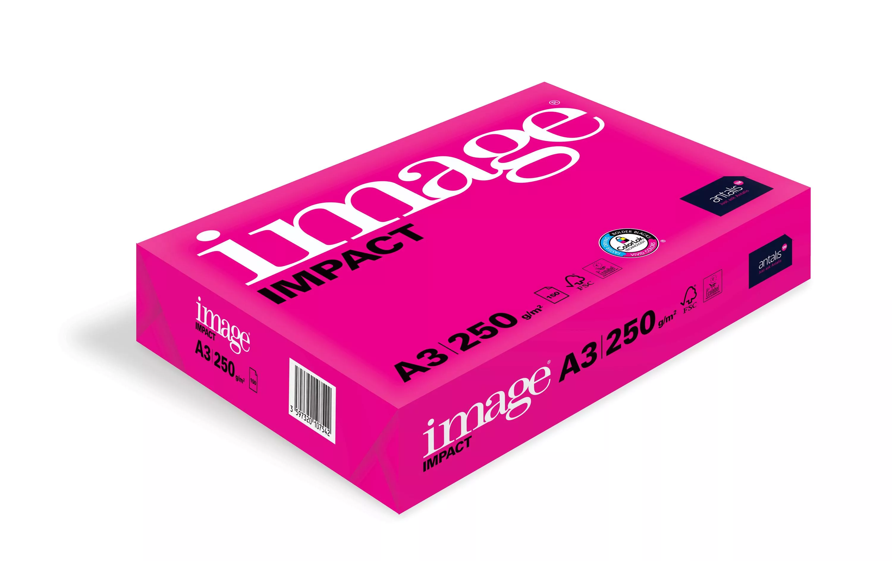 Carta Image Impact A3 per copie, bianco alto, 250 g/m², 125 fogli