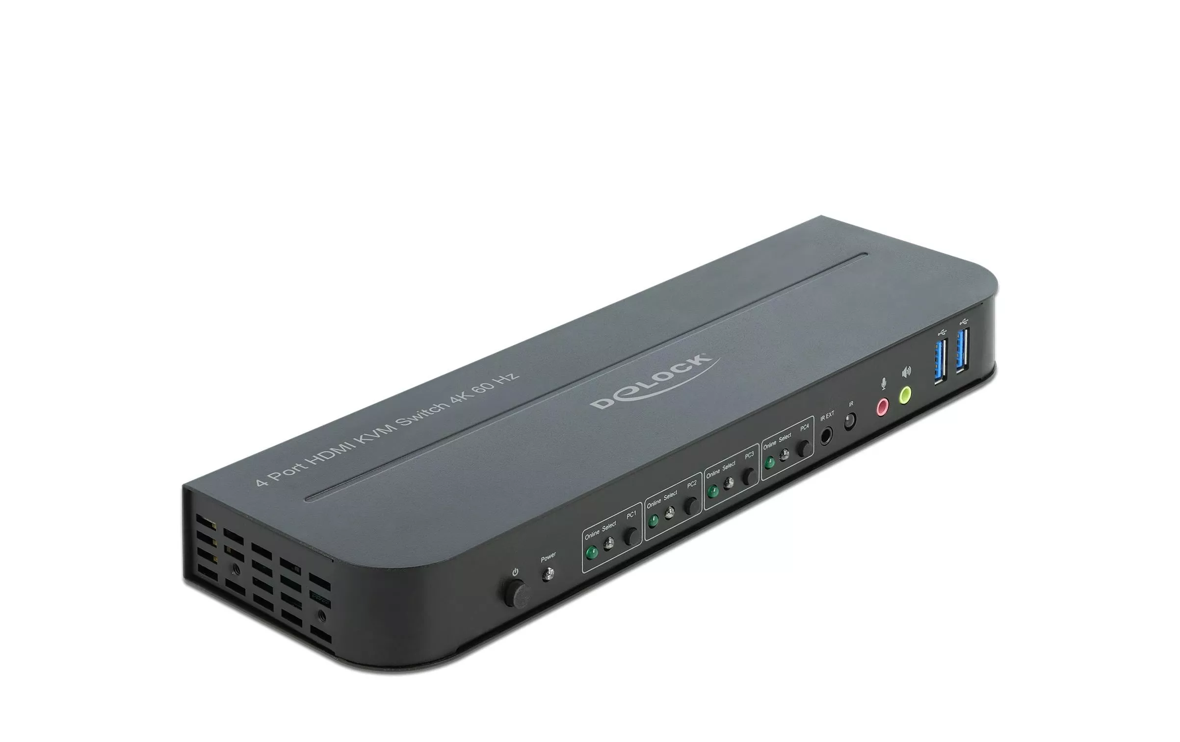 Commutateur KVM 4 Port HDMI avec USB 3.0 et Audio 4k 60Hz