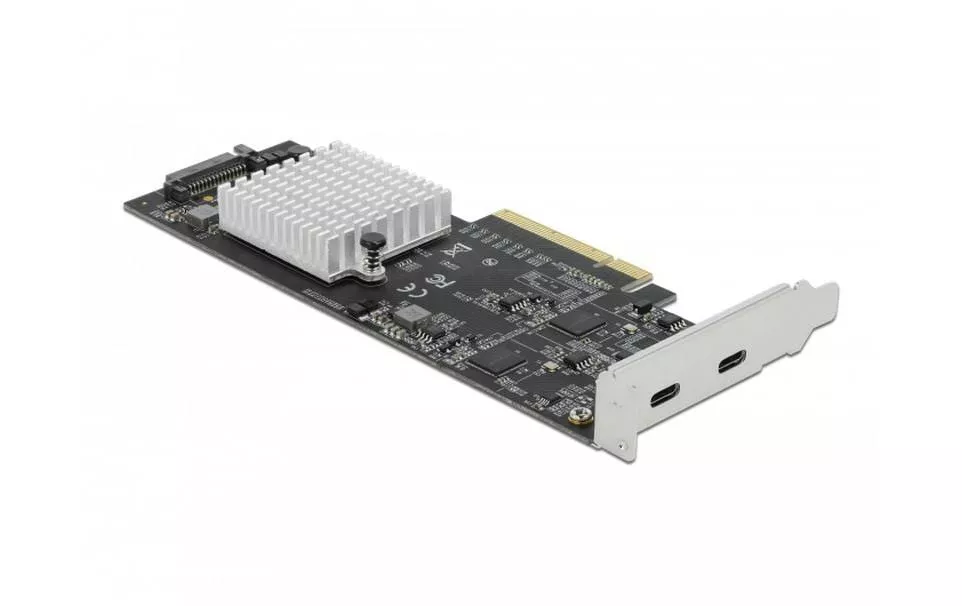 PCI-Express-Karte USB 3.2 Gen2x2 - 2x USB-C