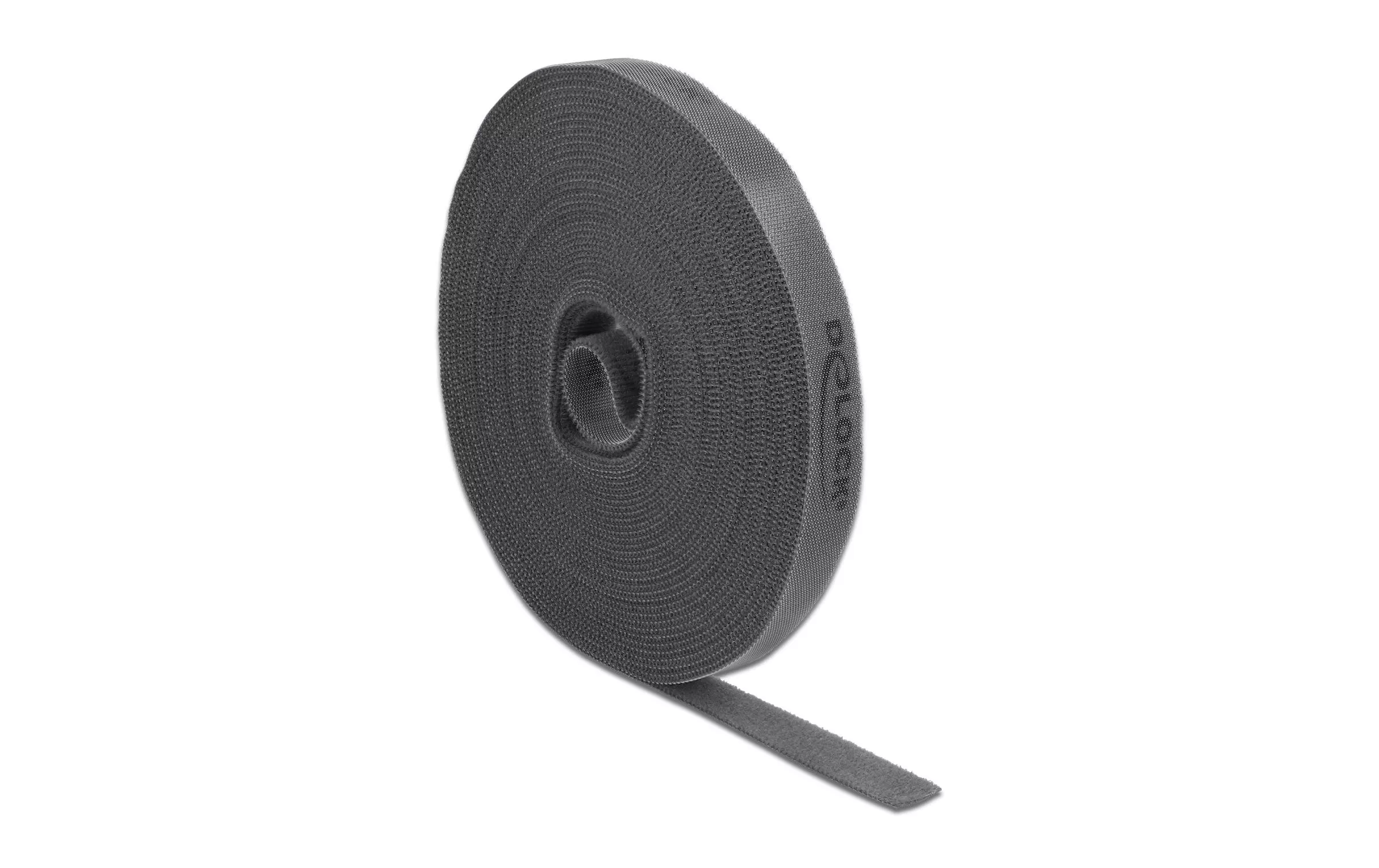 Velcro Tape 10 m x 15 mm Grigio
