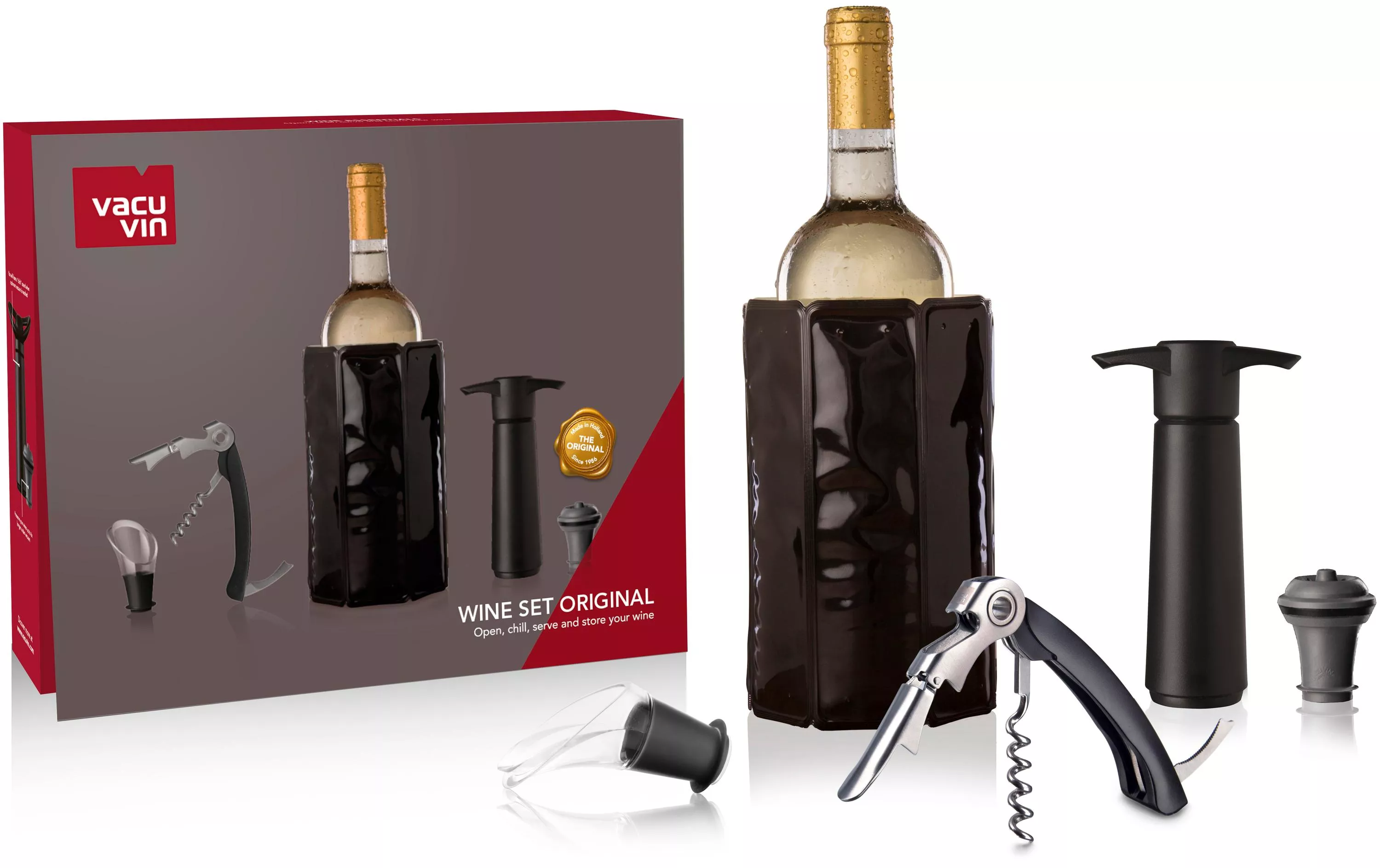Weinkühler Wine Essentials Schwarz