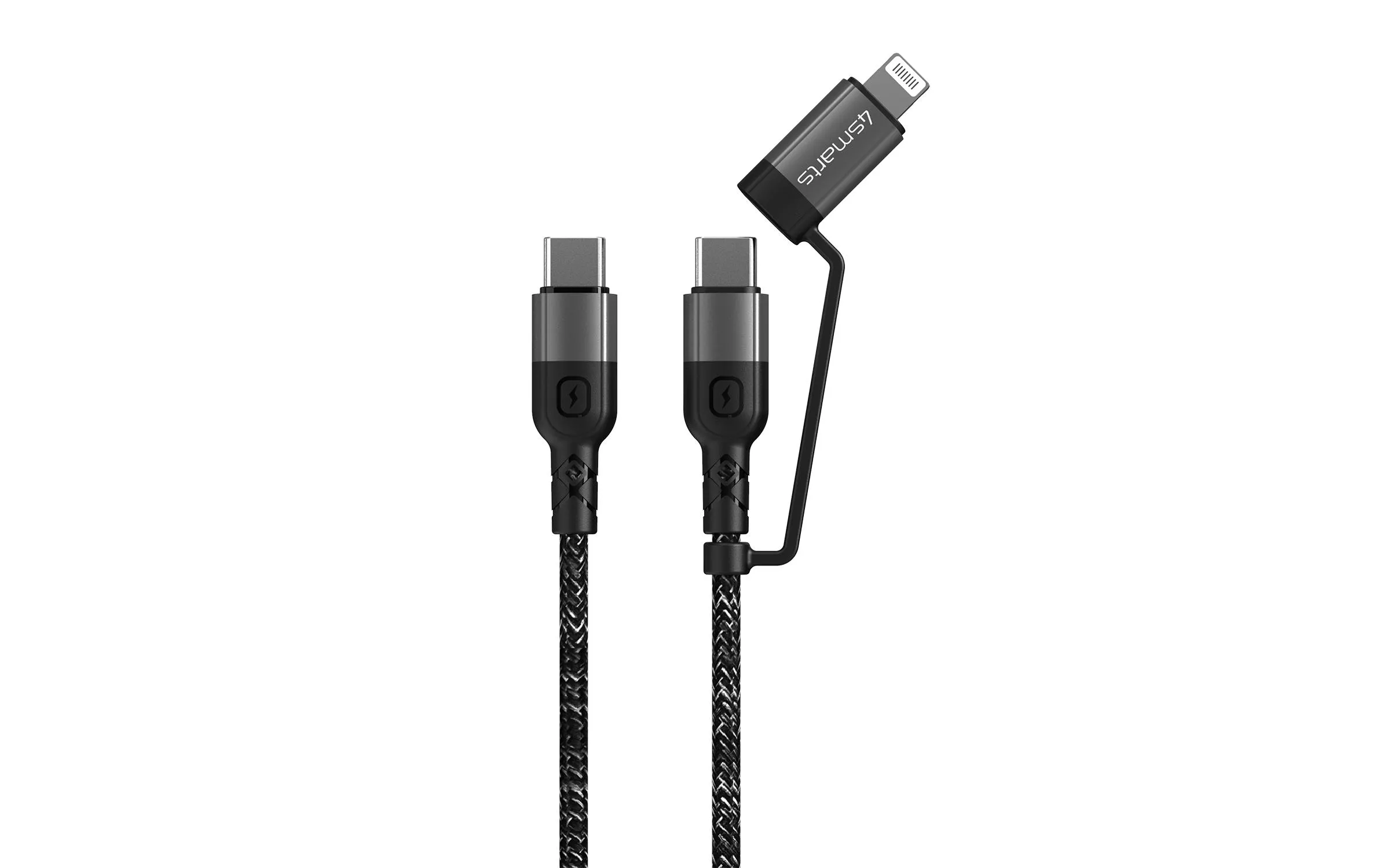 Câble USB 2.0 ComboCord 3A USB C - Lightning/USB C 1.5 m