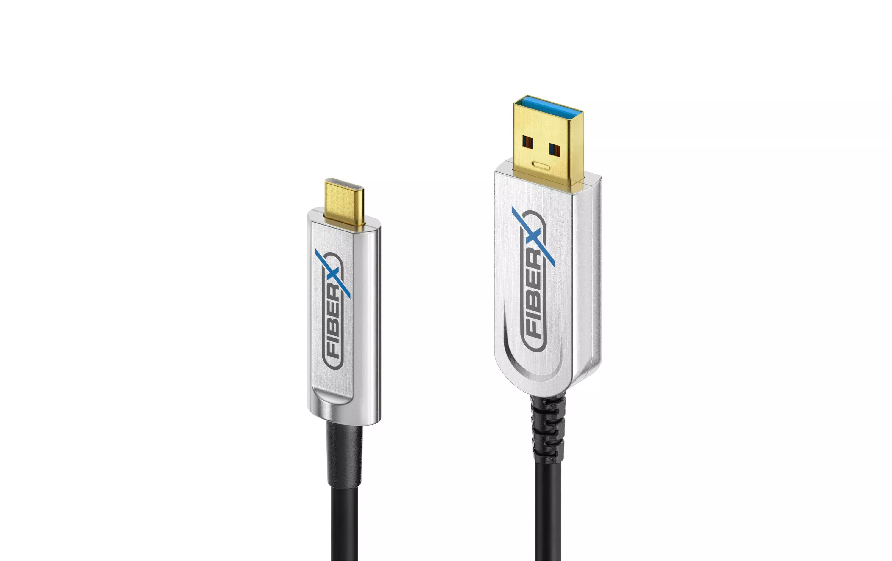 Cavo FiberX USB 3.1 Gen2, fibra, 10Gbps USB A - USB C 20 m