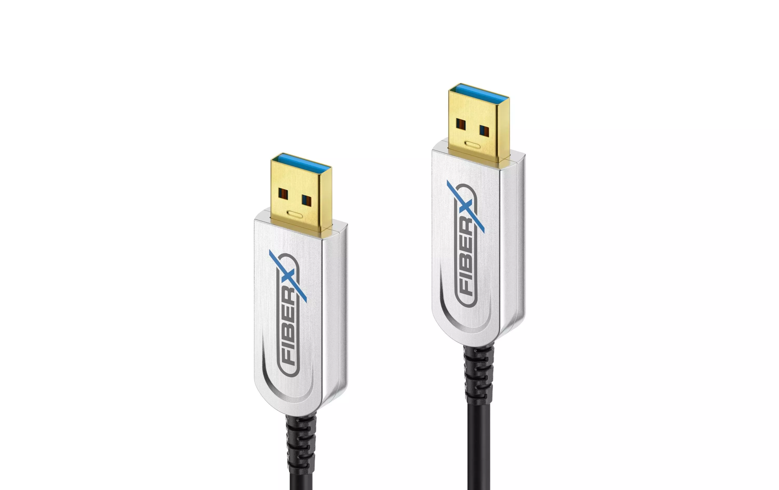 Cavo FiberX USB 3.1 Gen2, fibra, 10Gbps USB A - USB A 40 m