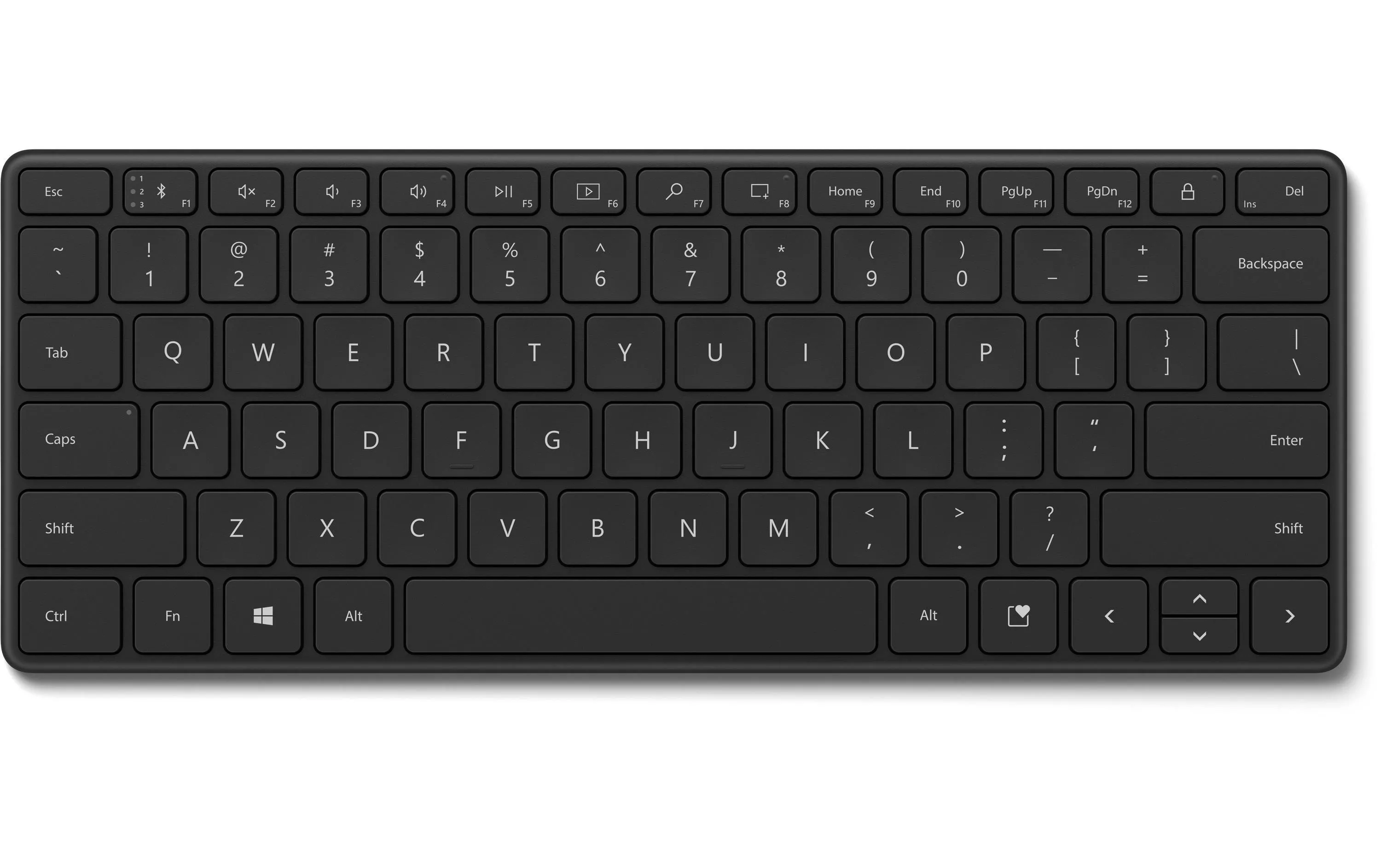 Designer Compact Keyboard Schwarz