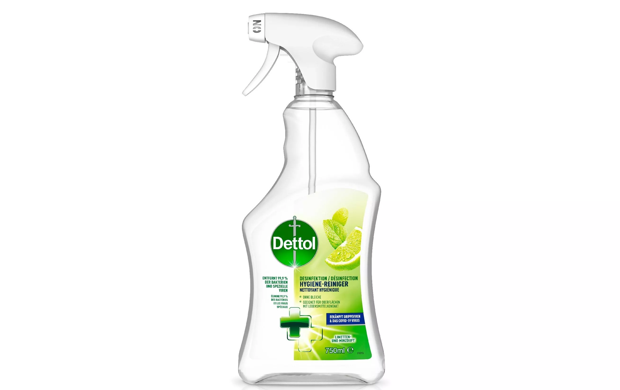 Desinfektion Hygiene-Reiniger Limetten- & Minze 750 ml