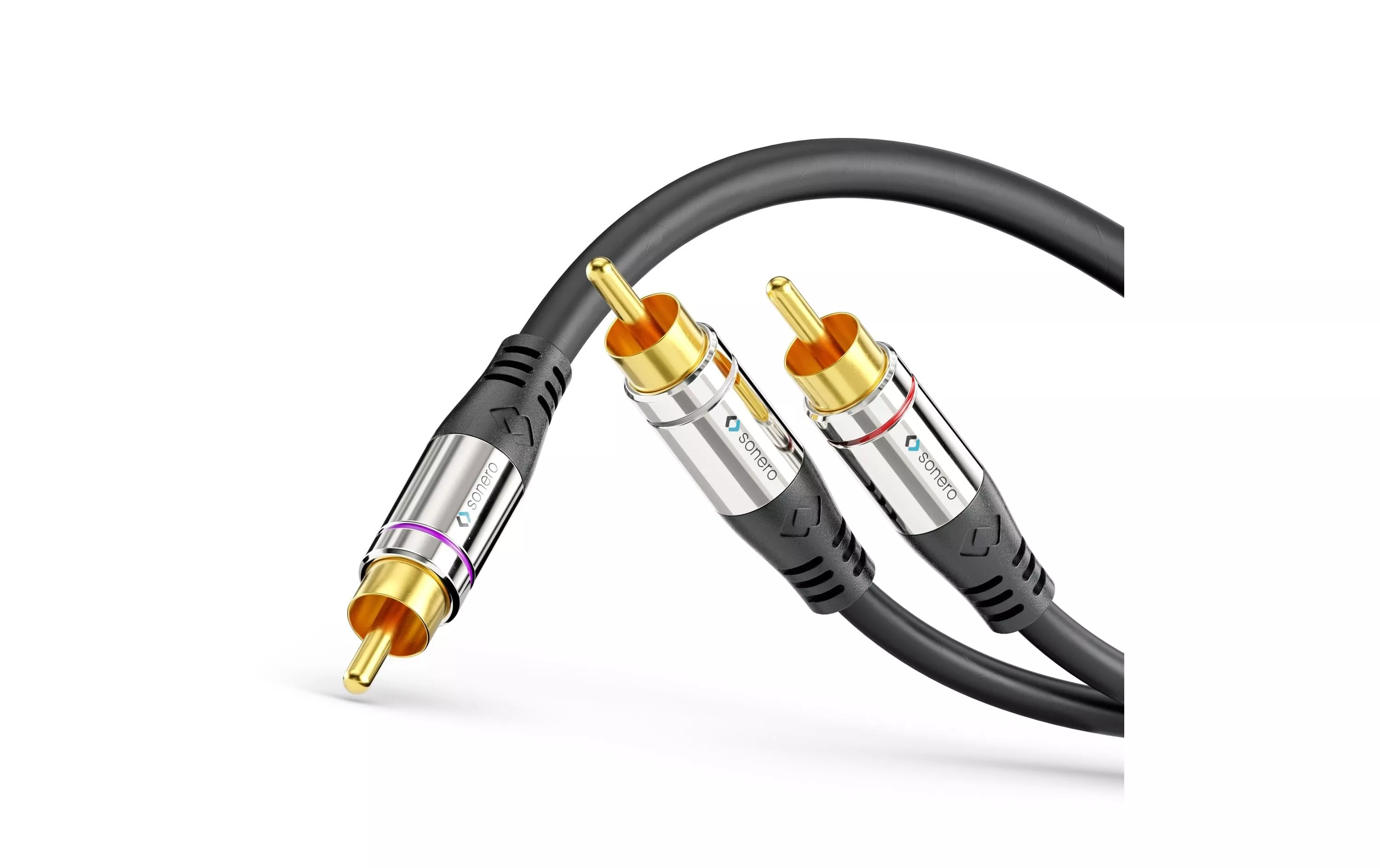 Subwoofer Stereo / Mono Y-Cable Cinch - Cinch 1.5 m