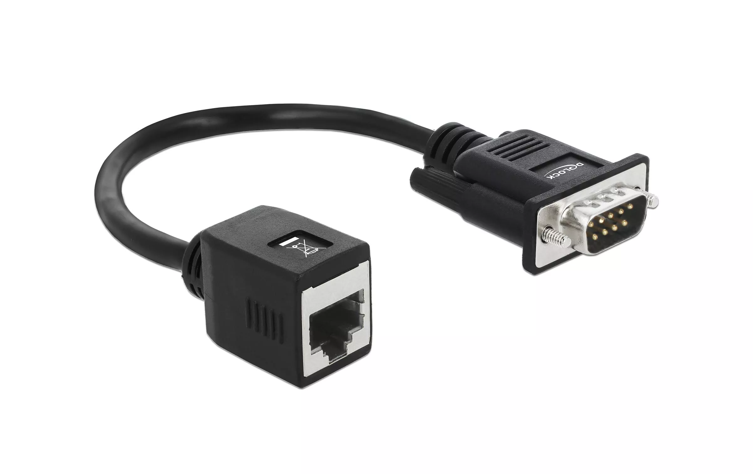 Adattatore di rete Delock RS232/422/485 plug - LAN Ethernet