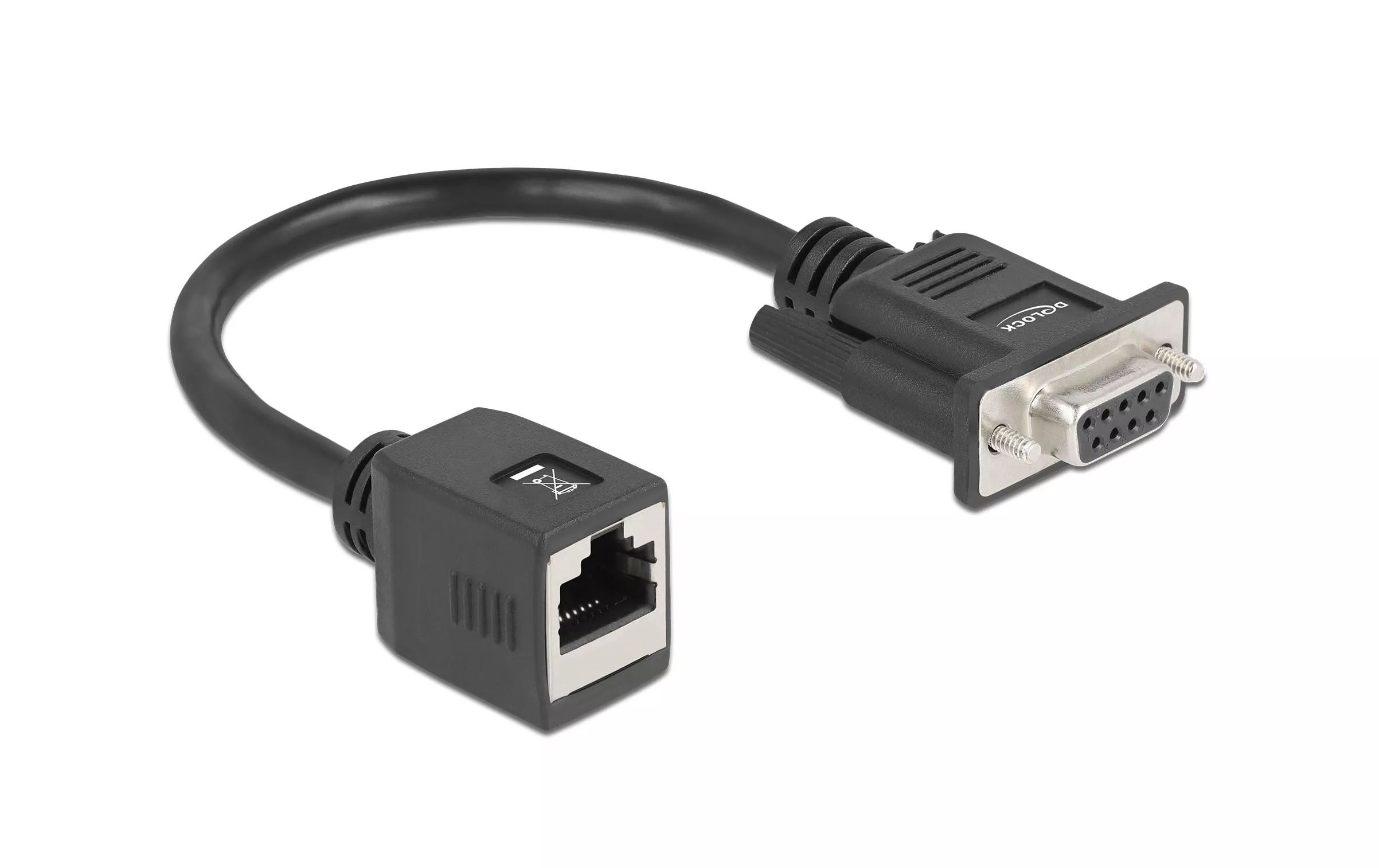 Netzwerk-Adapter RS232/422/485 Buchse - LAN Ethernet Seriell