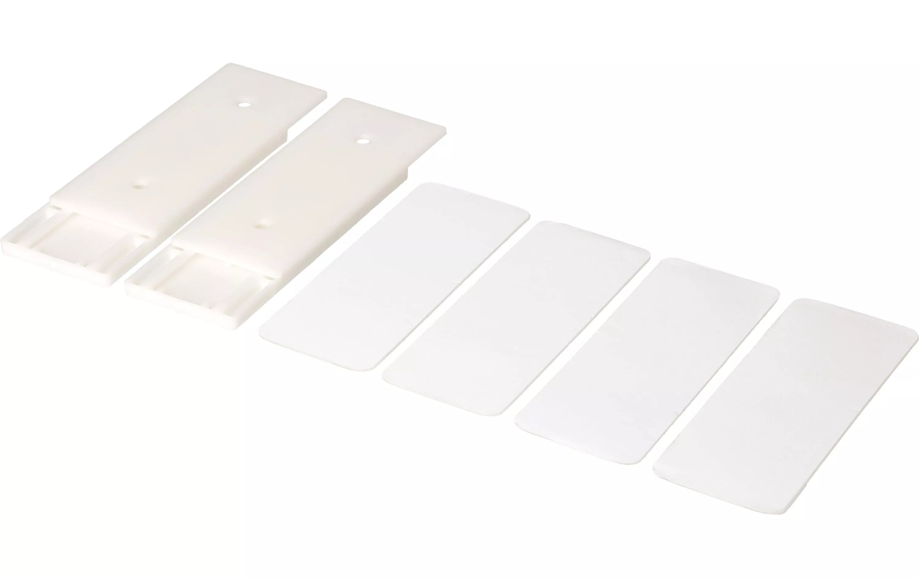Slide Strip Support universel 10.2 x 4 cm, blanc, 2 pièces