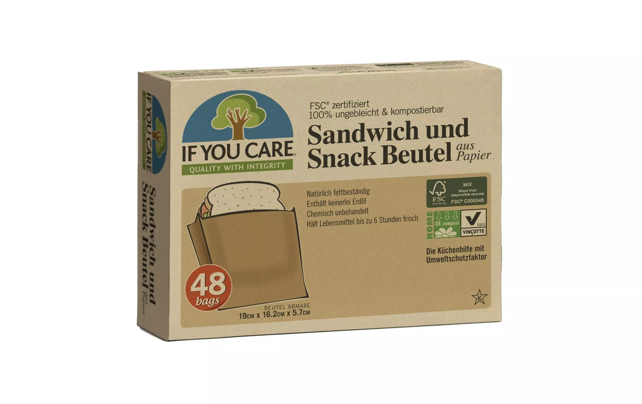Sandwich-Beutel 48 Stück