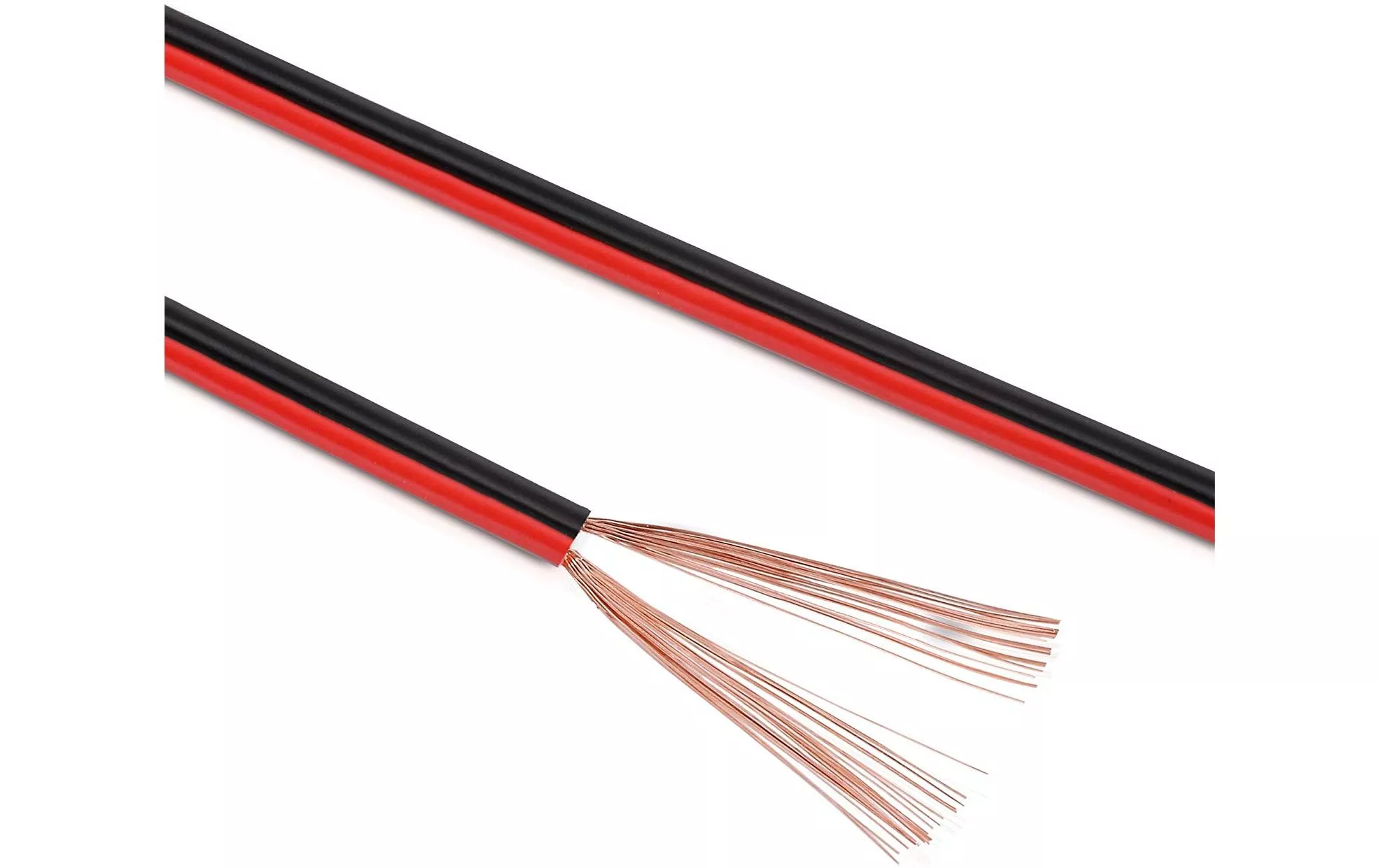 Câble Haut Parleur Couleur Rouge Noir 2 x 0,75 mm² Longueur 10