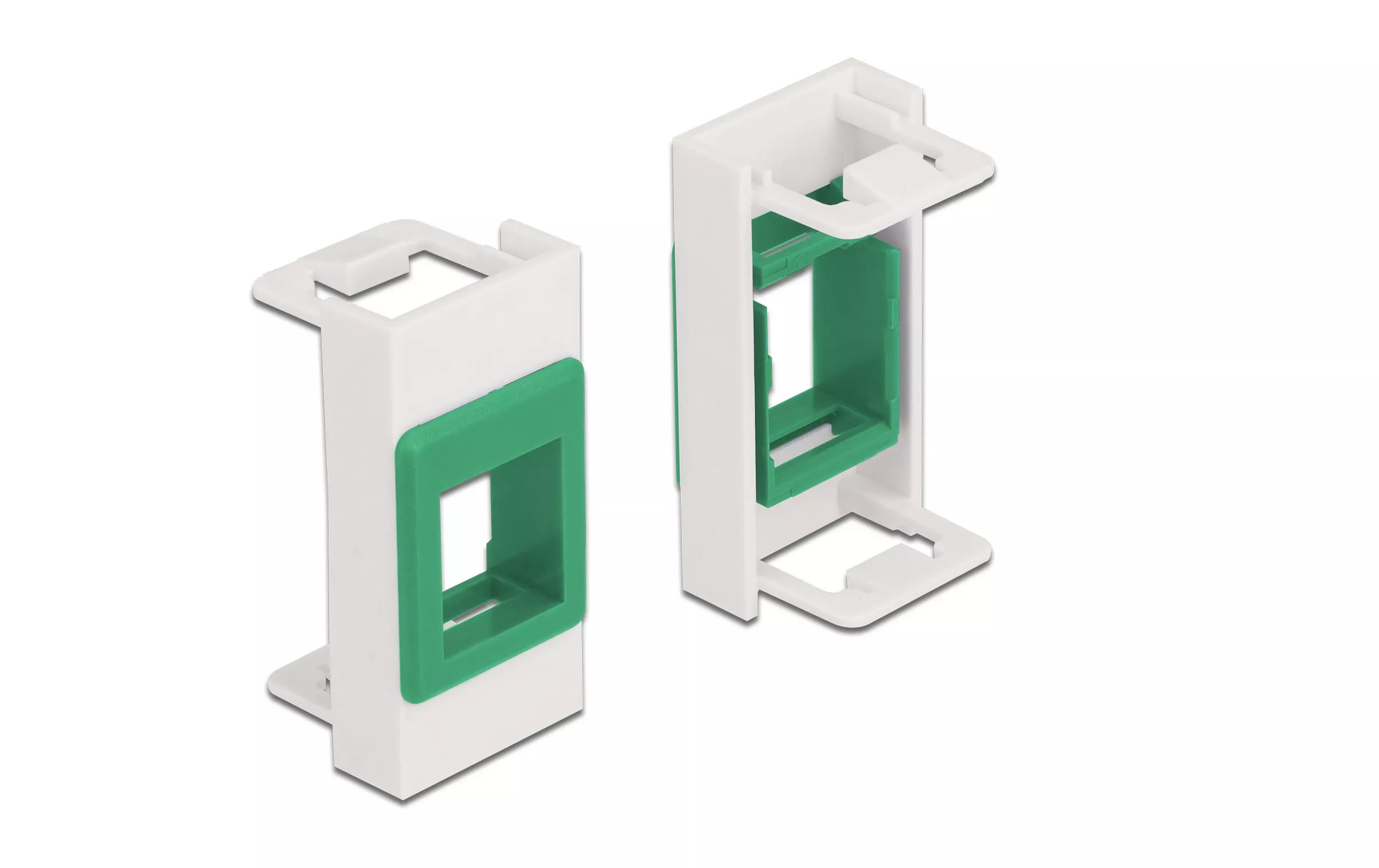 Support Keystone de module Easy 45 blanc / vert