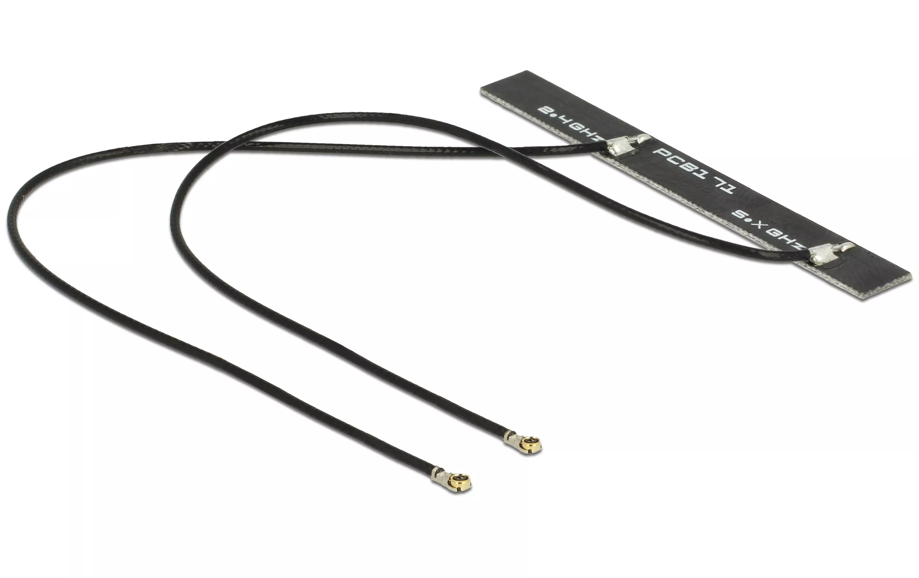 antenna WLAN dual band, montaggio adesivo MHF 4L 5 dBi raggio omnidirezionale