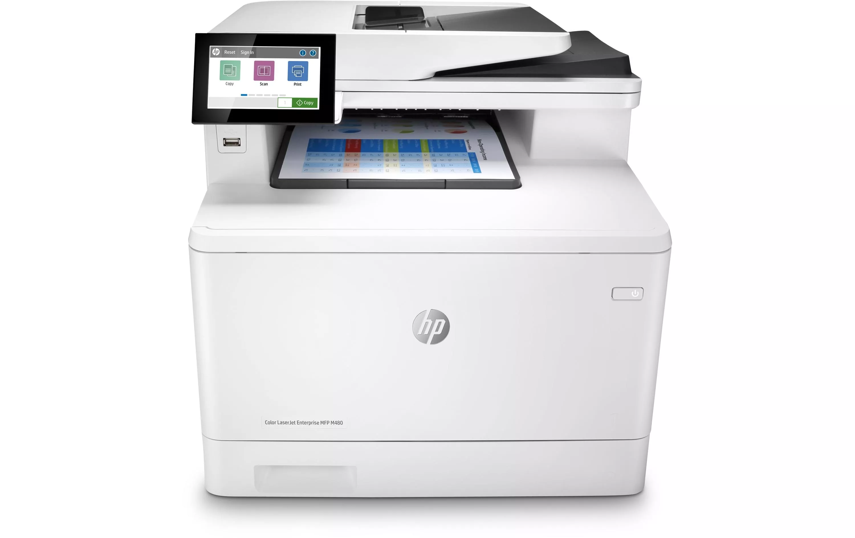 Stampante multifunzione HP Color LaserJet Enterprise M480f