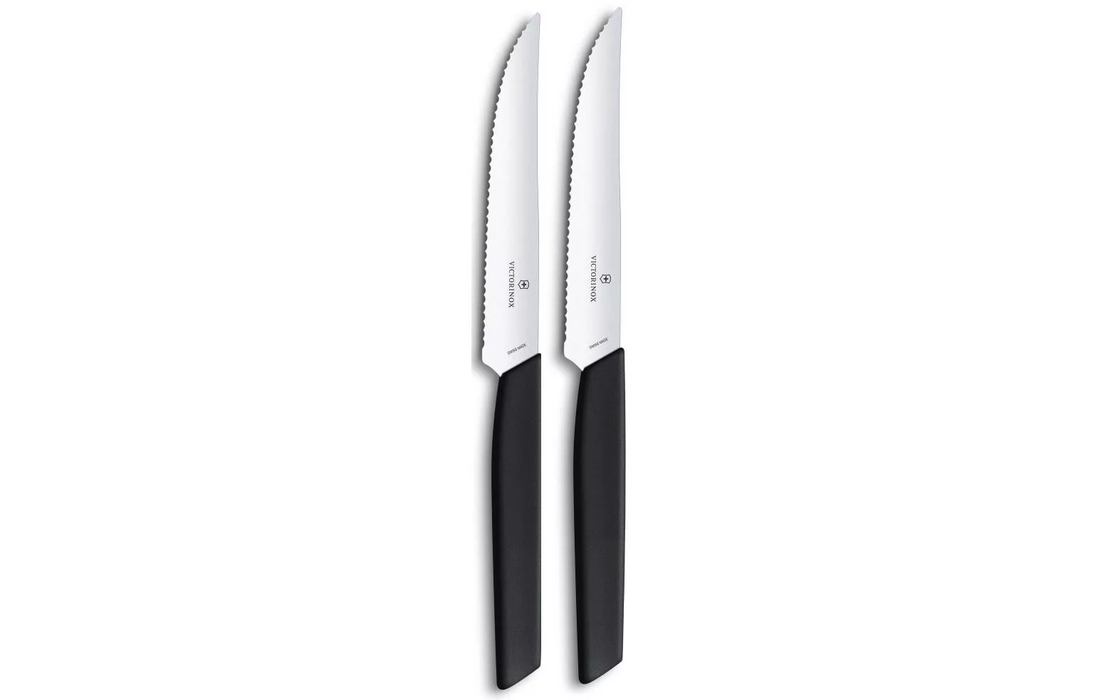 Set di coltelli da bistecca Victorinox Swiss Modern 2 pezzi, nero