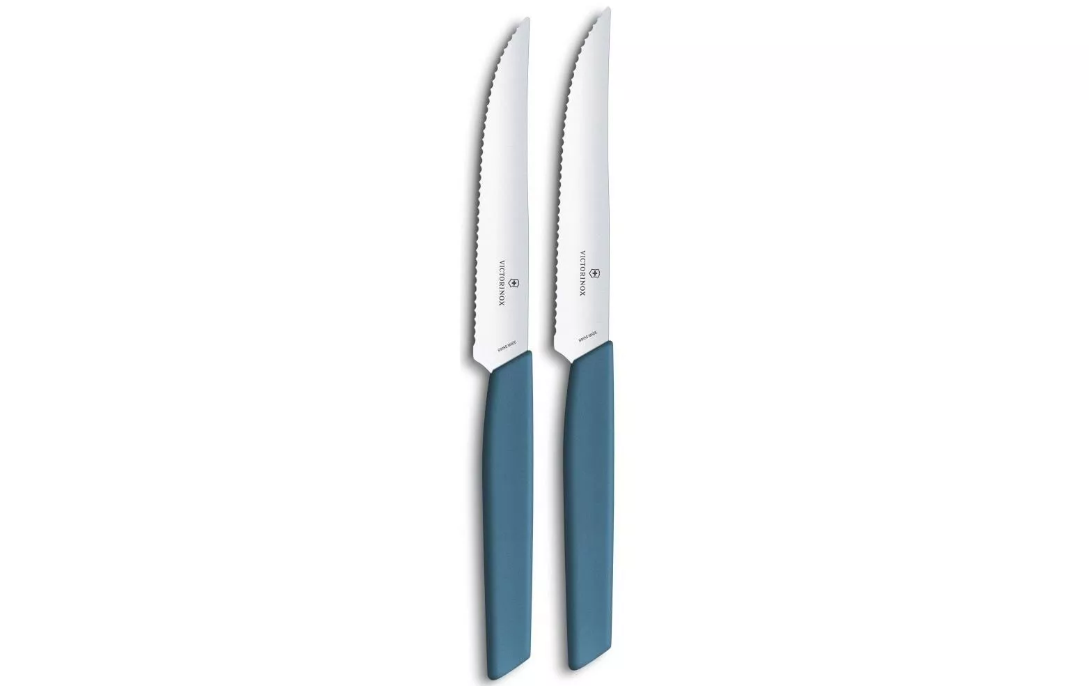 Steakmesser-Set Swiss Modern 2 Stück, Blau
