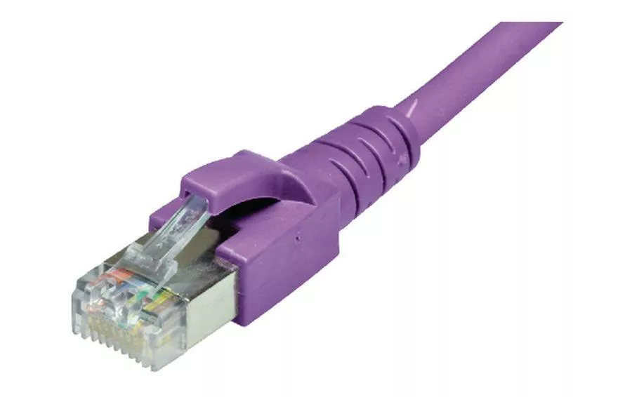 Câble patch  Cat 6A, S/FTP, 1 m, Violet