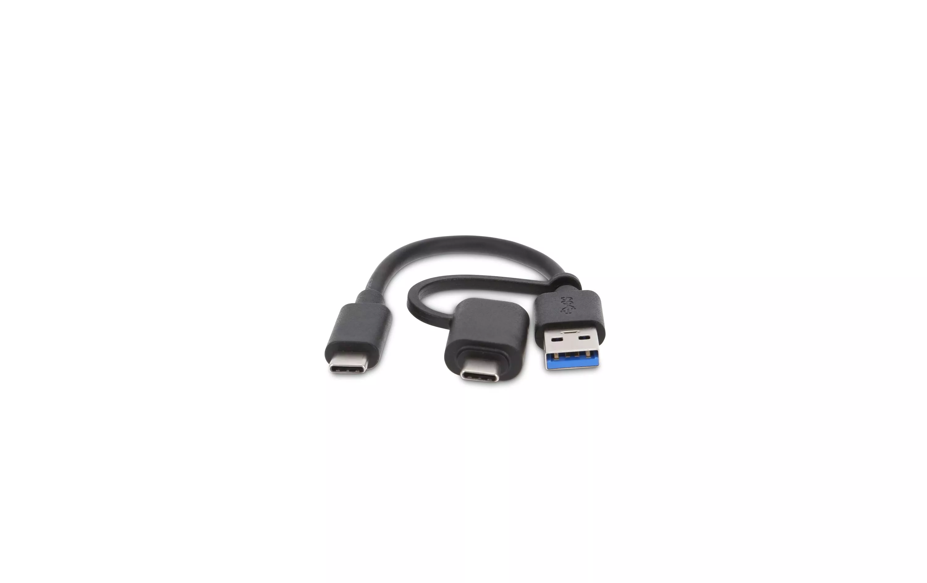 Câble USB 3.1 2-in-1 USB C - USB A/USB C 0.15 m