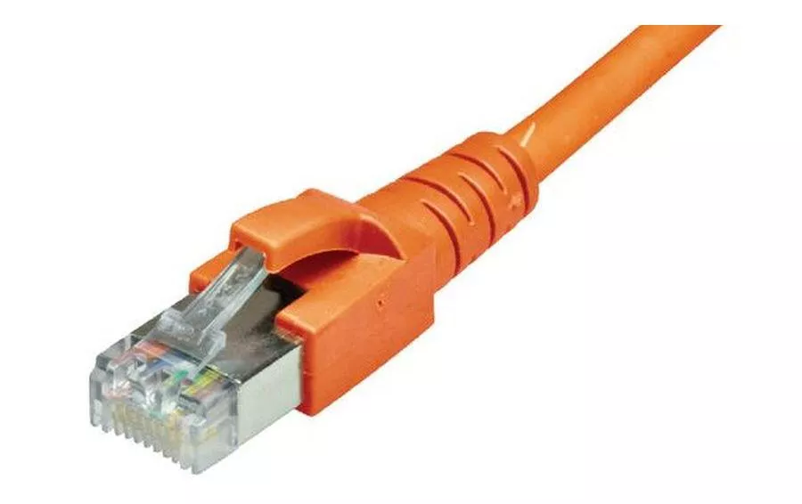 Câble patch  Cat 6A, S/FTP, 5 m, Orange