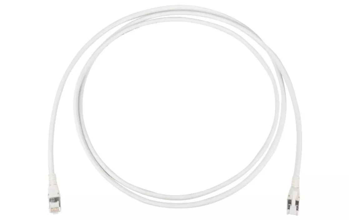 Câble patch Cat 6A, S/FTP, 2 m, Blanc