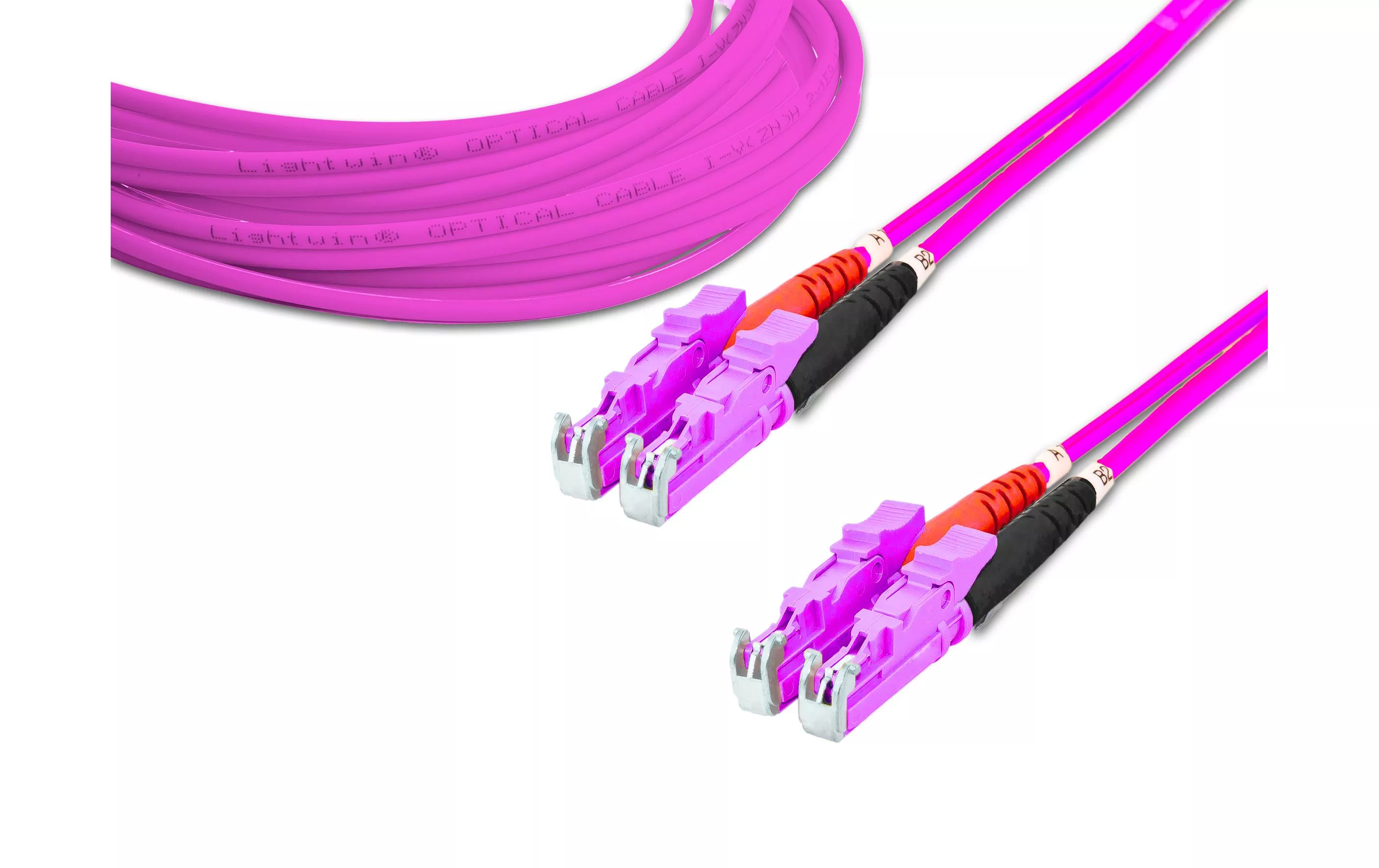Câble patch à fibre optique LSH-LSH, Multimode, OM4, 1m