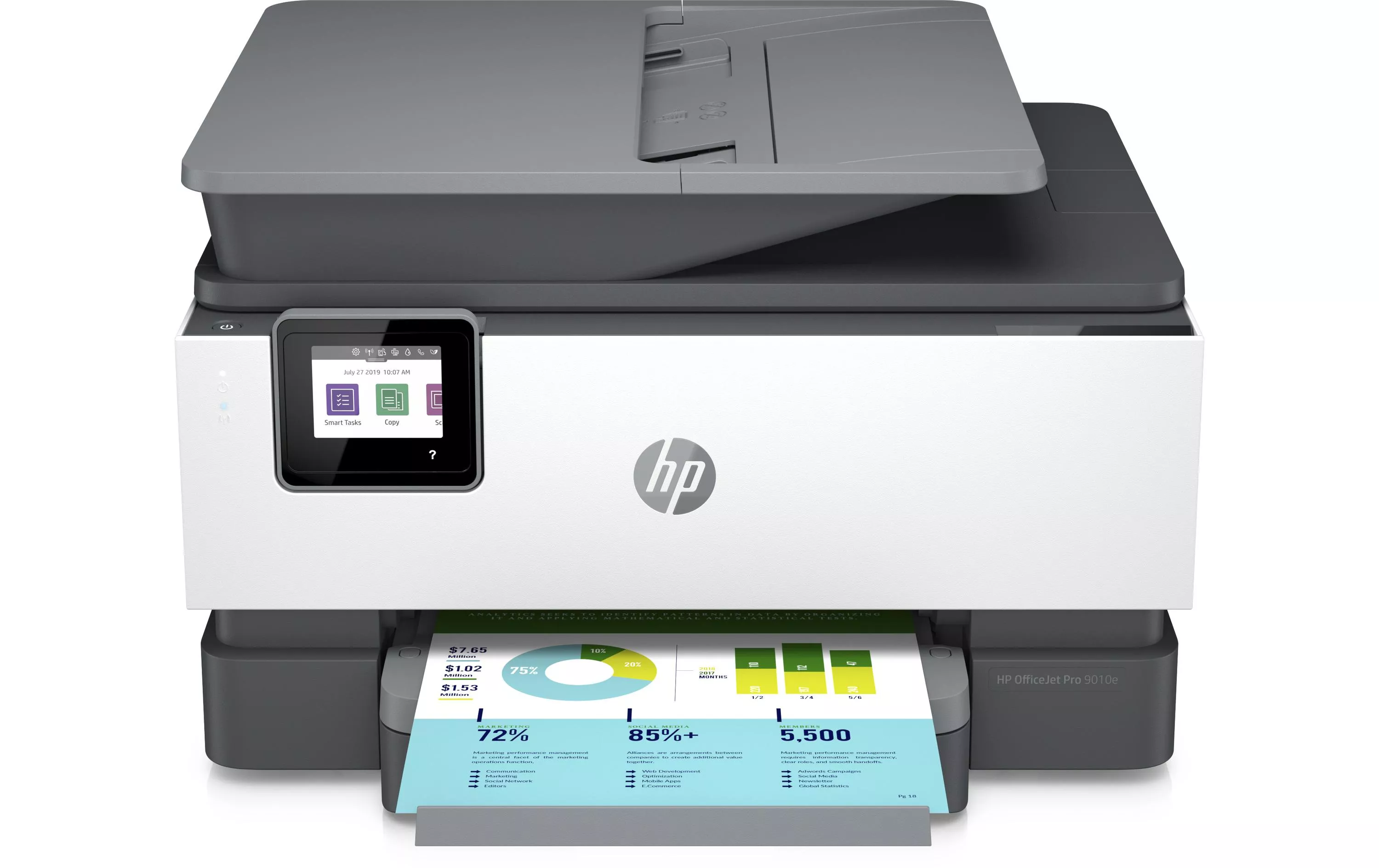 Stampante multifunzione HP OfficeJet Pro 9010e Grigio/Bianco