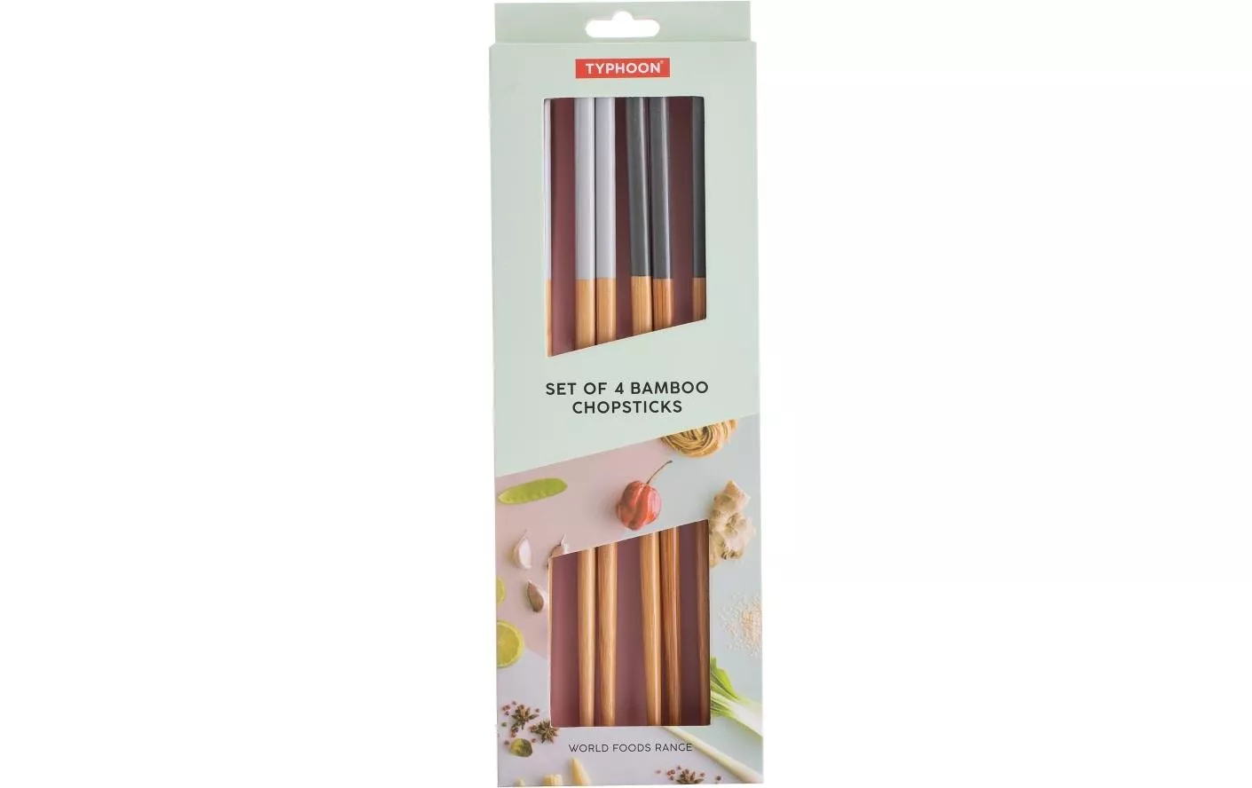 Chopsticks World Foods 8 pezzi, marrone/grigio