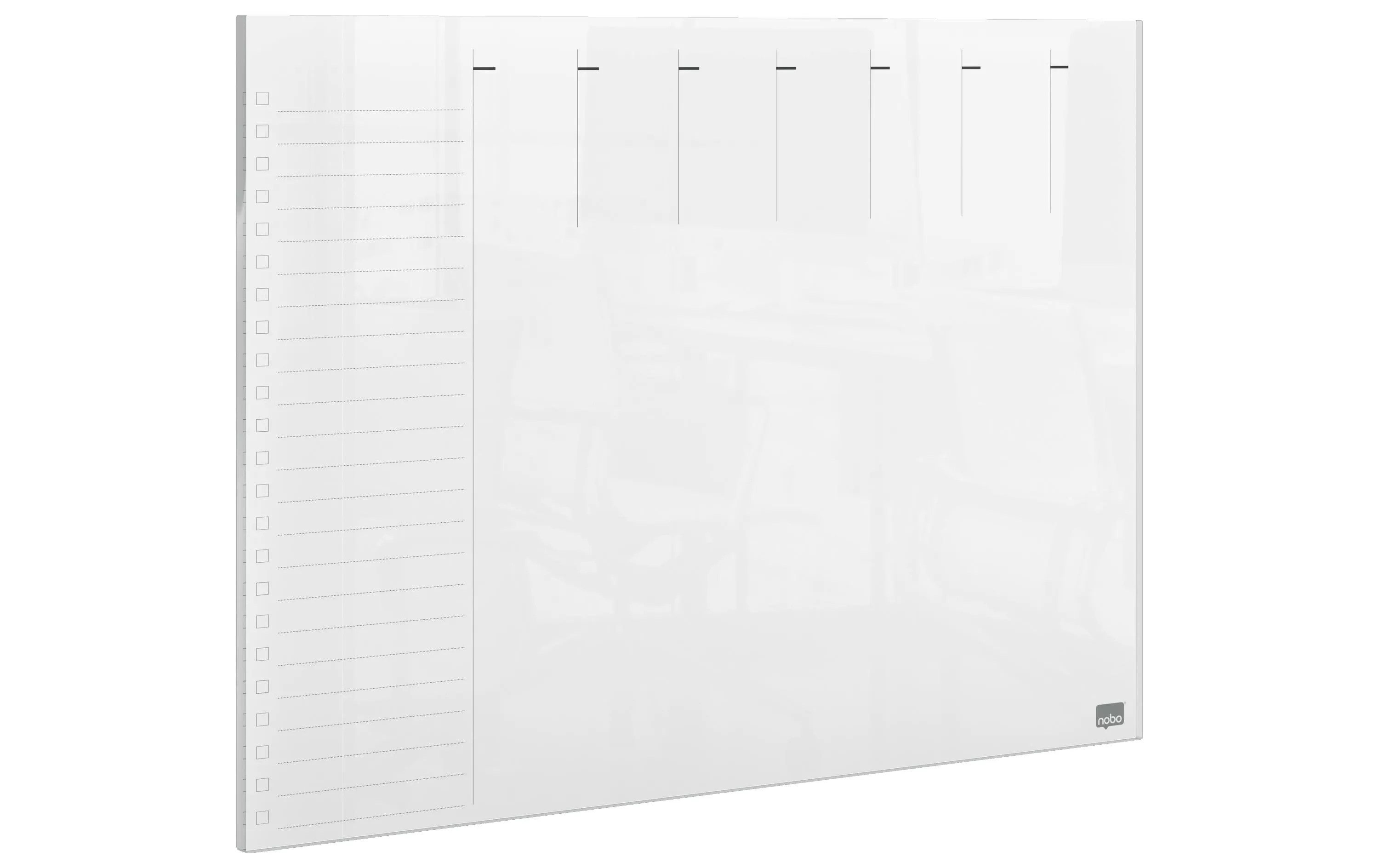 Acrylic Noteboard Weekly Planner A4, trasparente