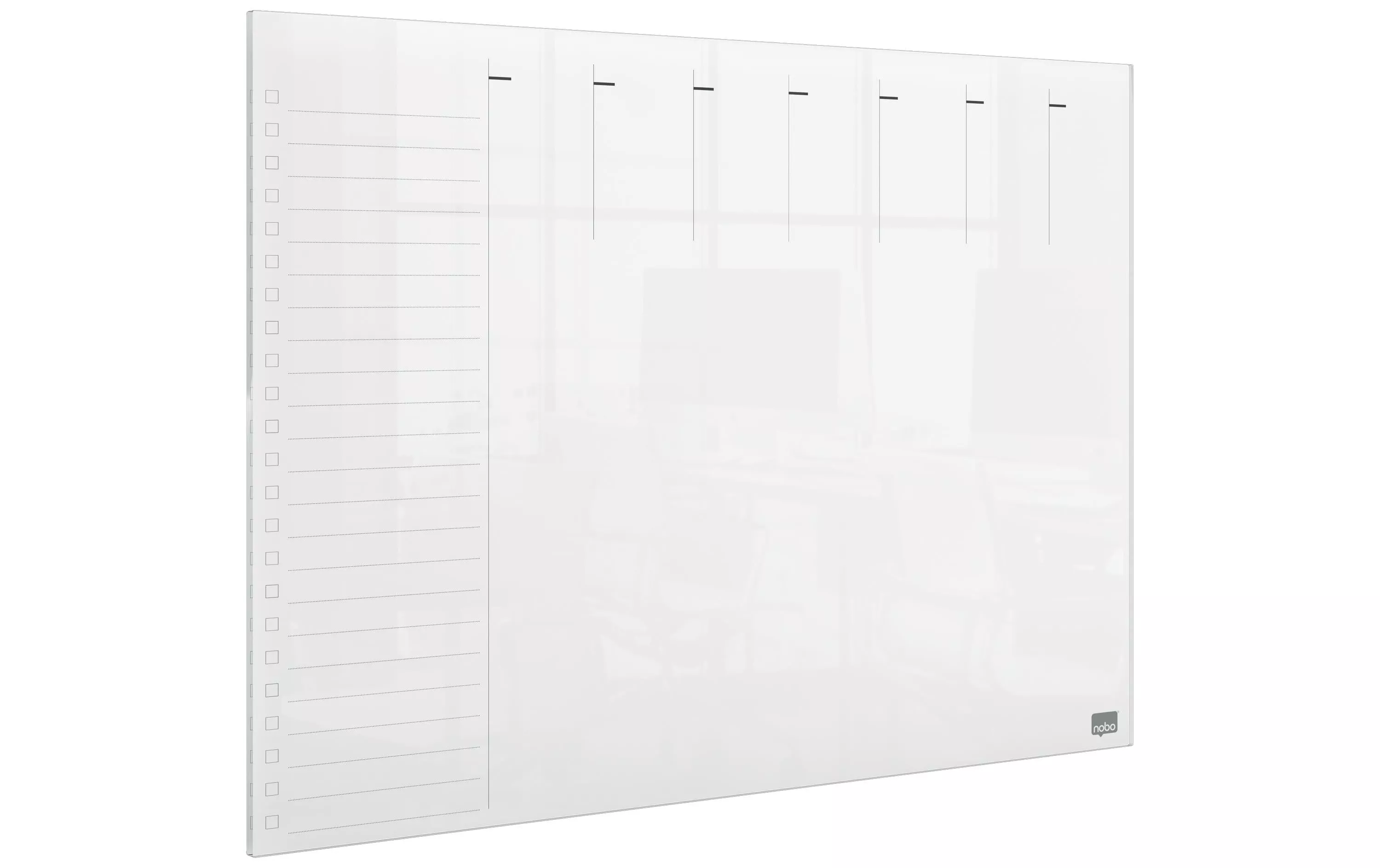 Acrylic Noteboard Weekly Planner A3, trasparente