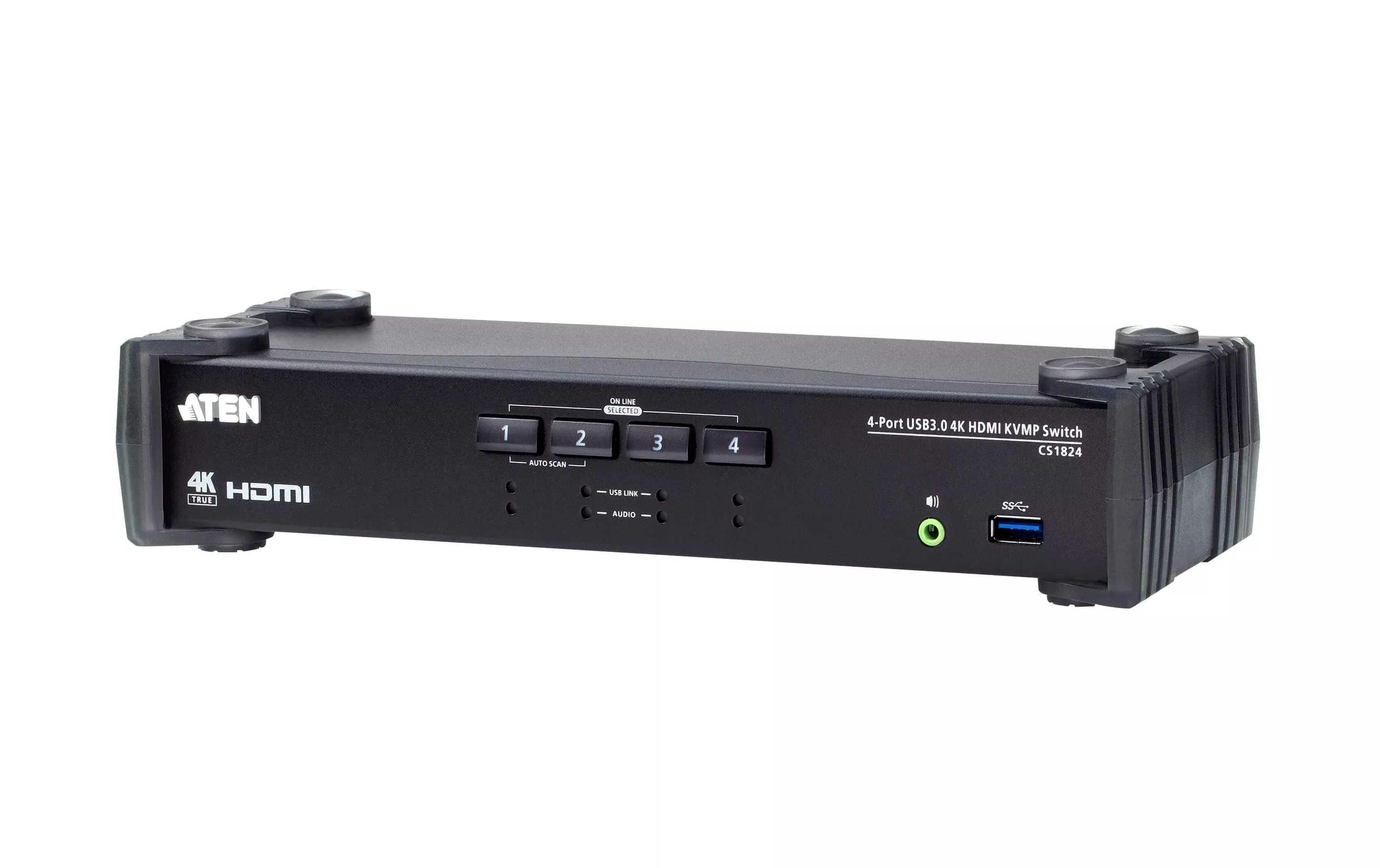 Commutateur KVM CS1824 4-Port USB 3.0 4K HDMI