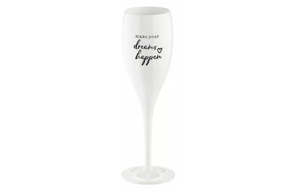 Verre à champagne Superglas Make your dreams happen 100 ml, 1 pc