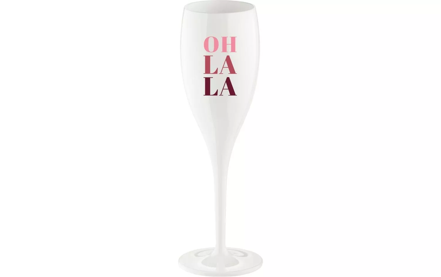 Champagne Glass Superglass Oh La La 100 ml, 1 pezzo, bianco
