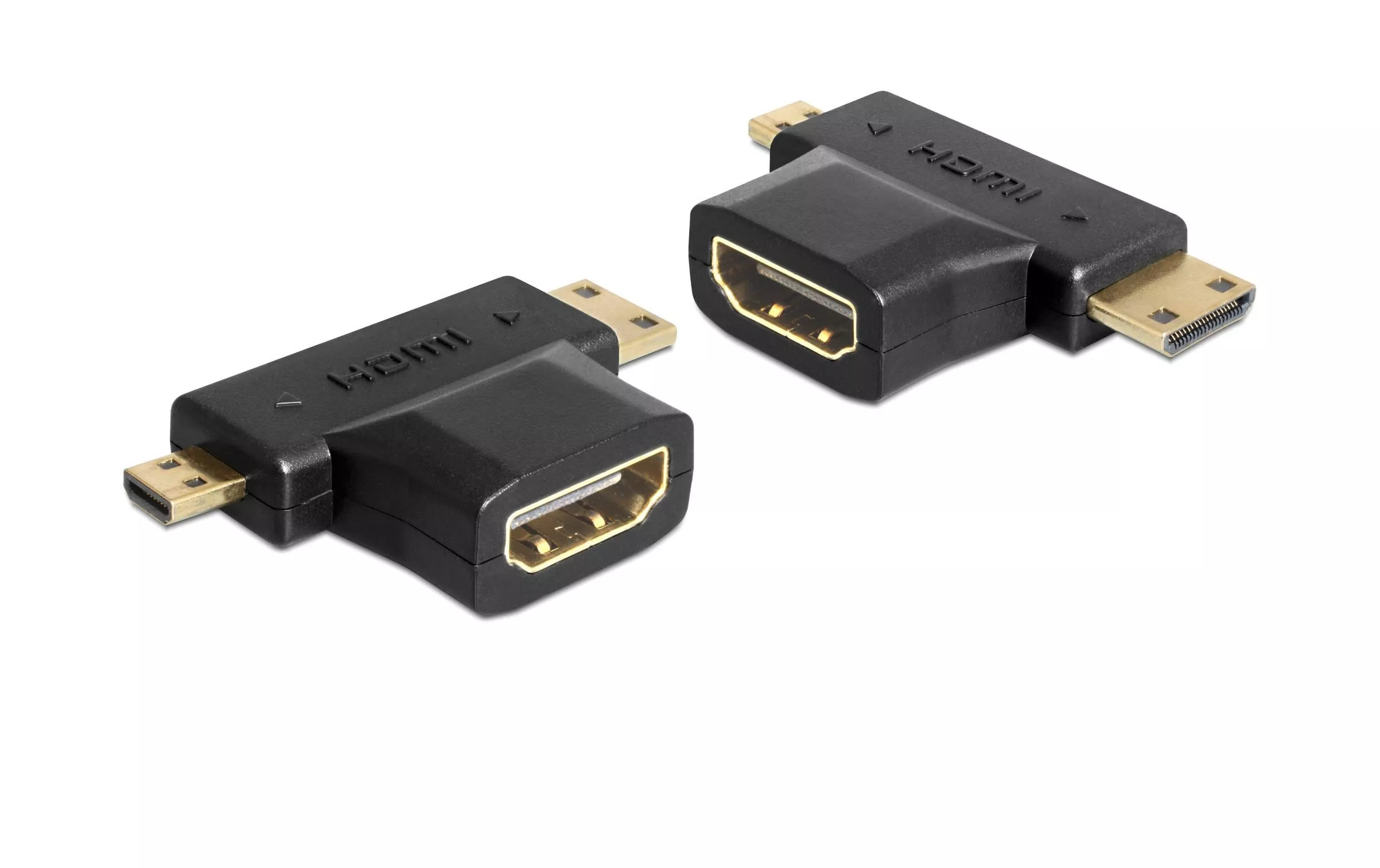 Adapter HDMI - Micro-HDMI (HDMI-D)/Mini-HDMI (HDMI-C)