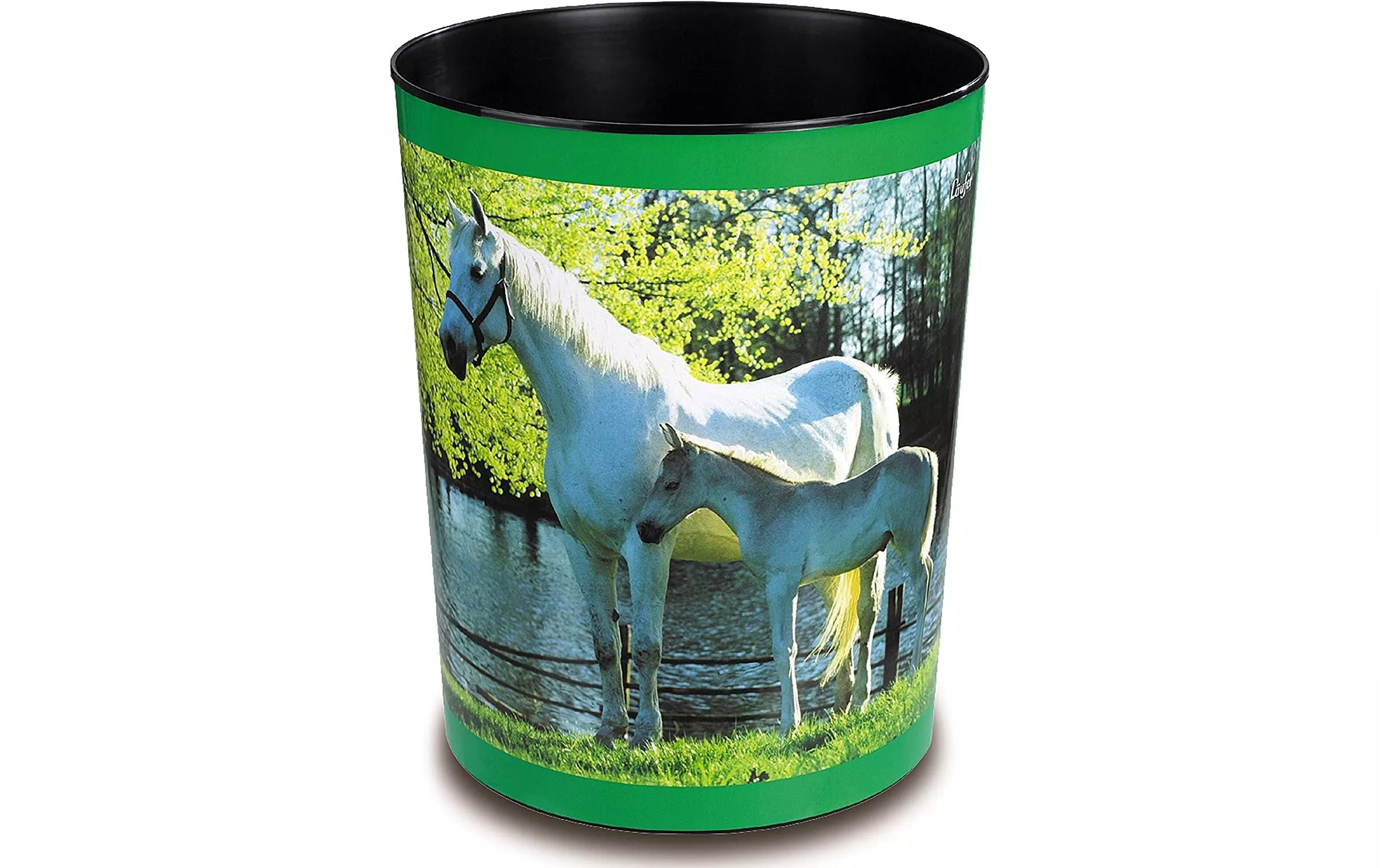 Runner Wastebasket Horse by the Lake, 13 l